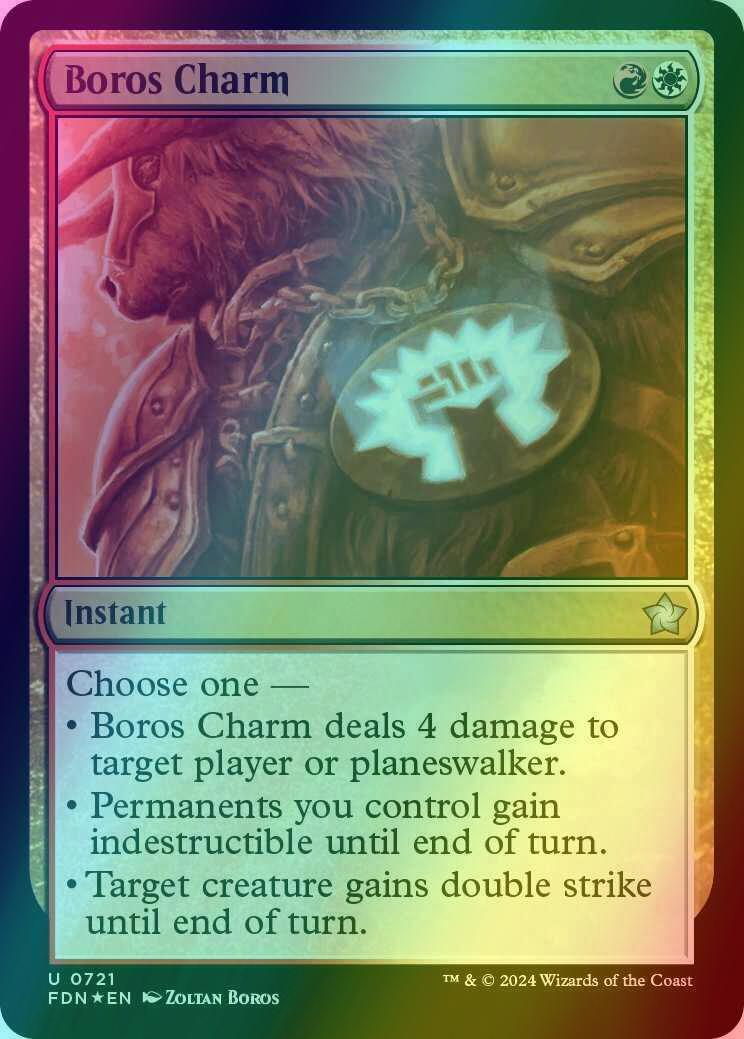 Boros charm 721 – Magic Boros Charm [721] [Foundations] [Foil]