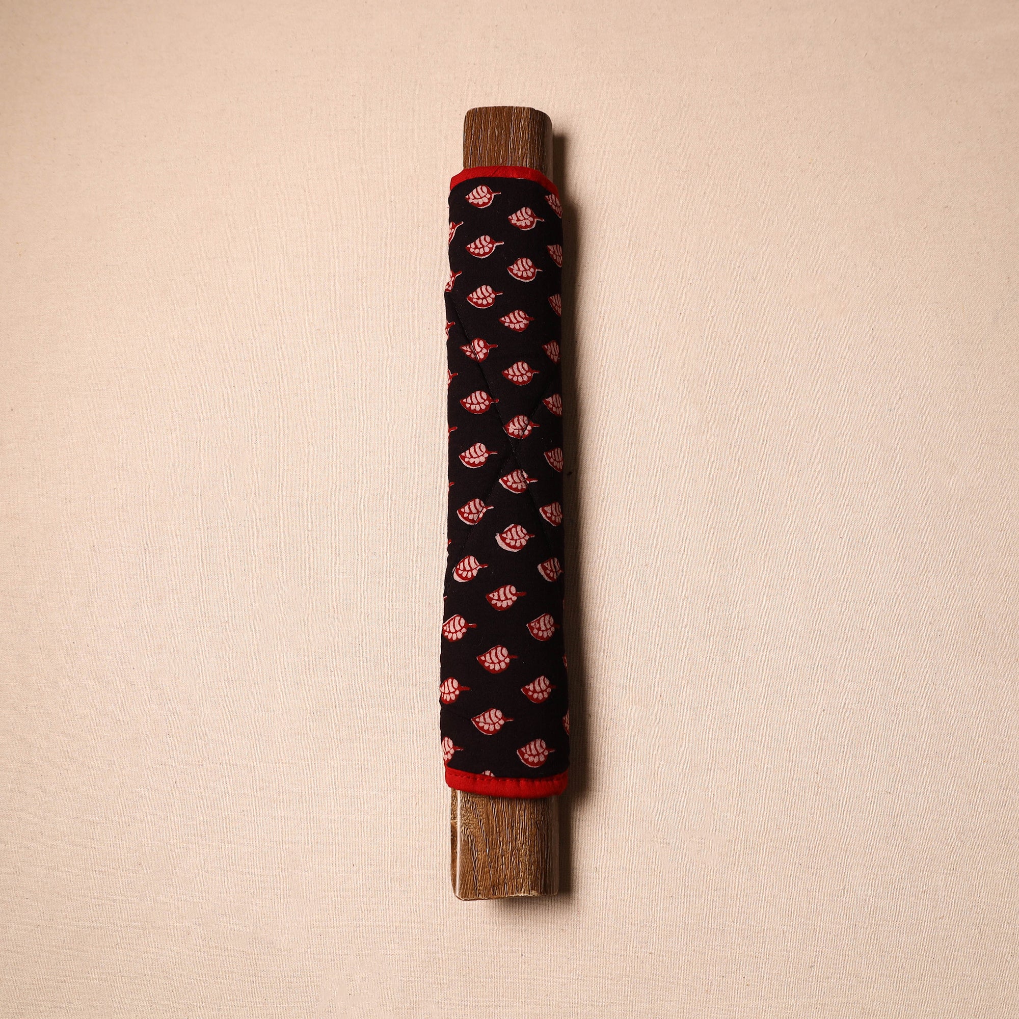 JALPARI Black - Handmade Cotton Fridge Handle Cover 84