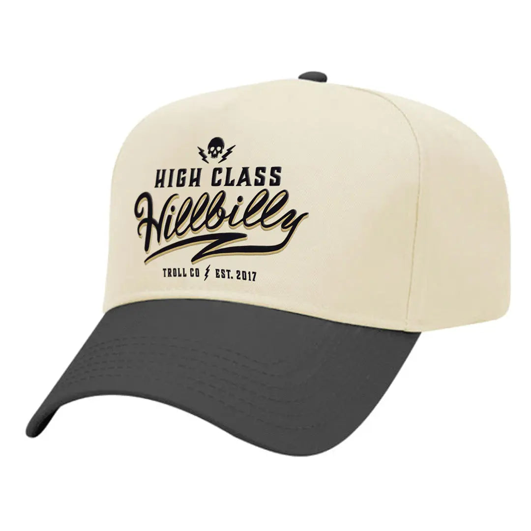 Radial High Class Hillbilly 5-Panel Hat – Black/Natural