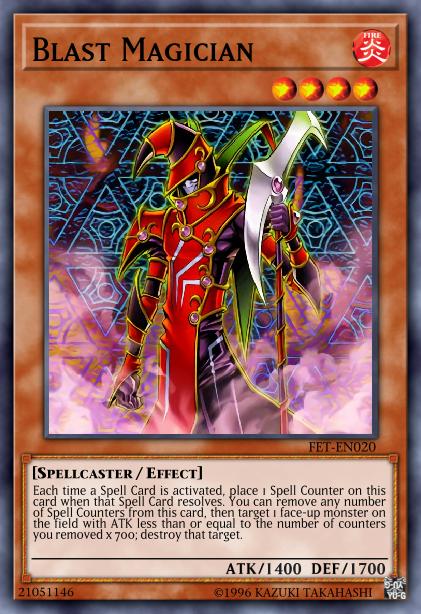 Yu-Gi-Oh! Blast Magician - FET-EN020 - Super Rare - Unlimited