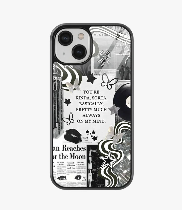 The Case Company Always On My Mind Glass Case for iPhone 14