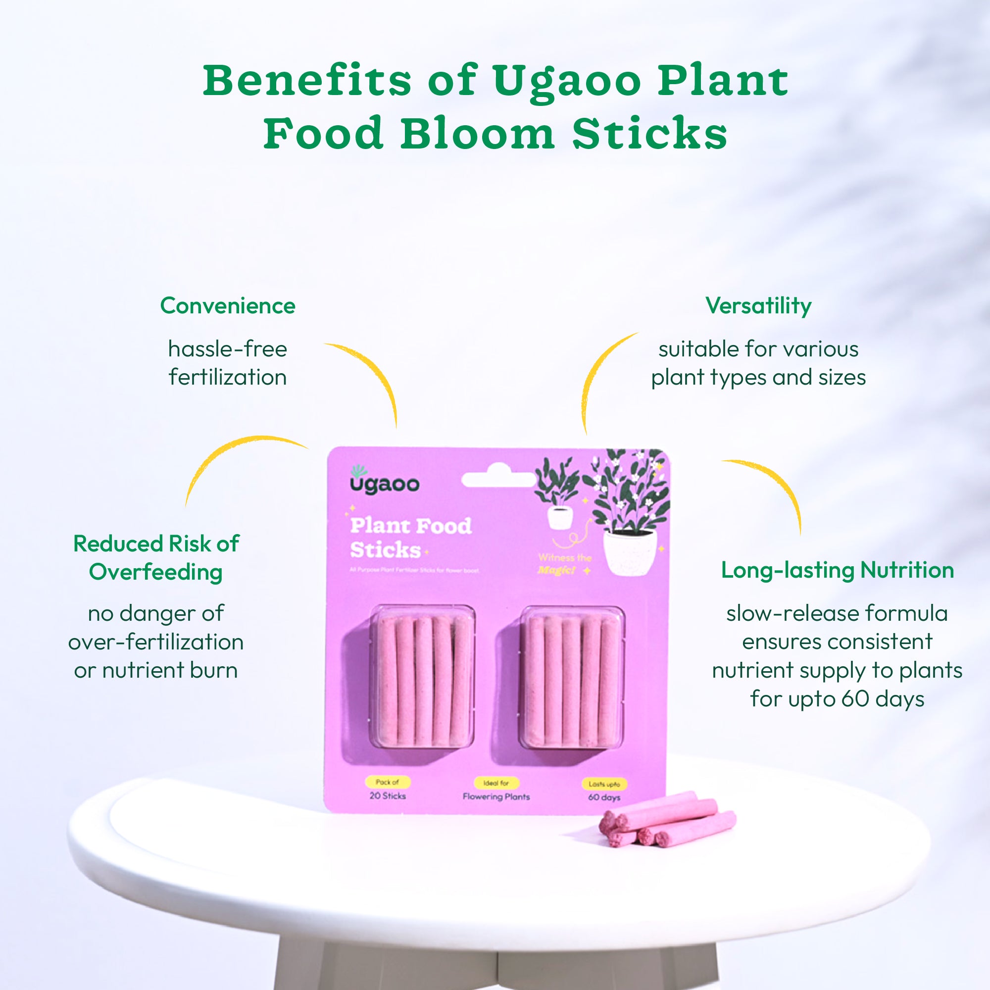 Ugaoo Plant Food Fertilizer Bloom Sticks For Flowering Plants - view 9
