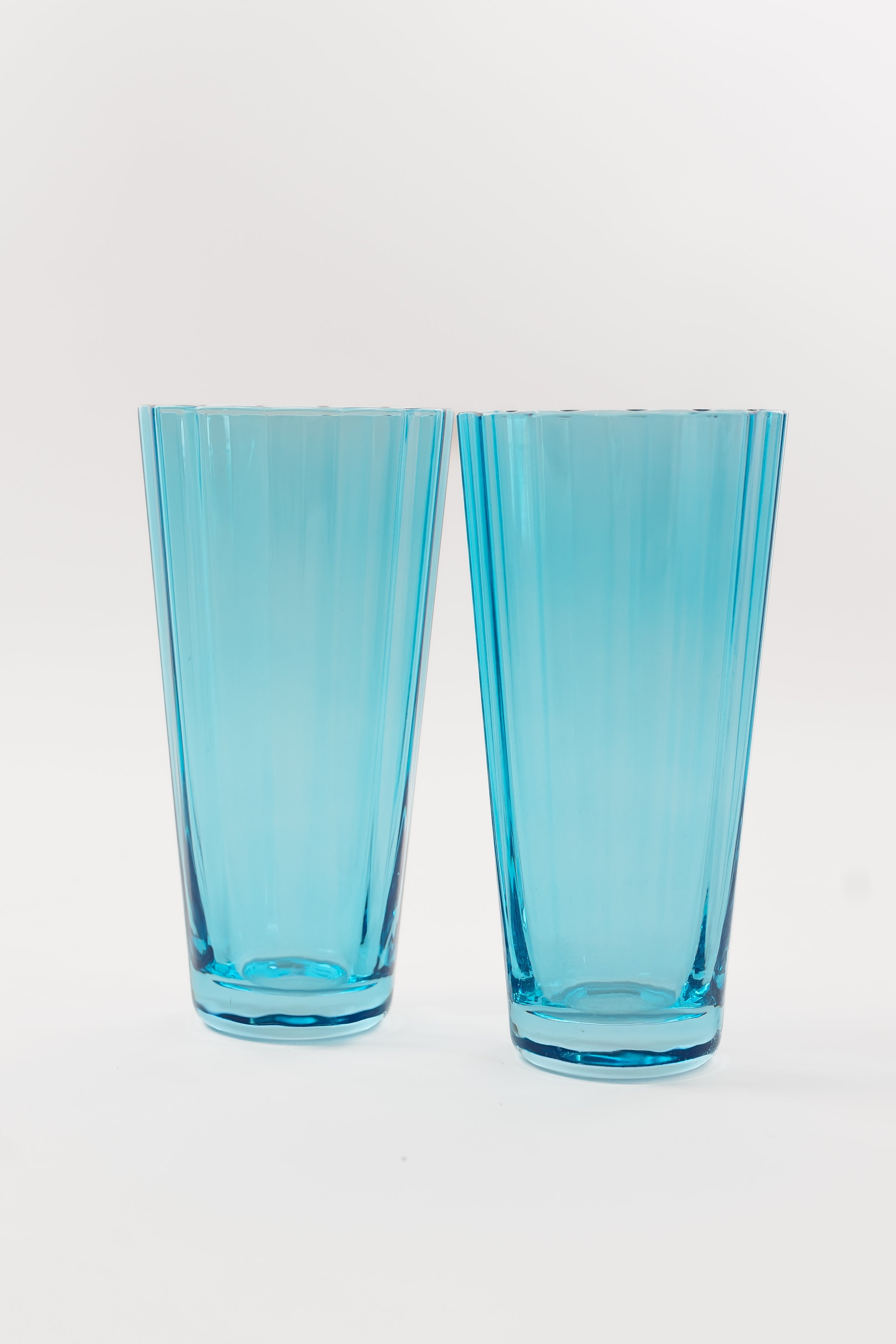 Estelle Colored Glass Estelle Colored Sunday High Balls - Set of 2 {Ocean Blue}