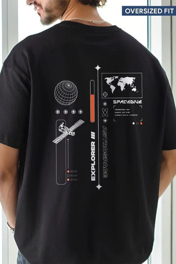 BlackTree(THHOR SERIES-BT10050)Oversized for mens Tee