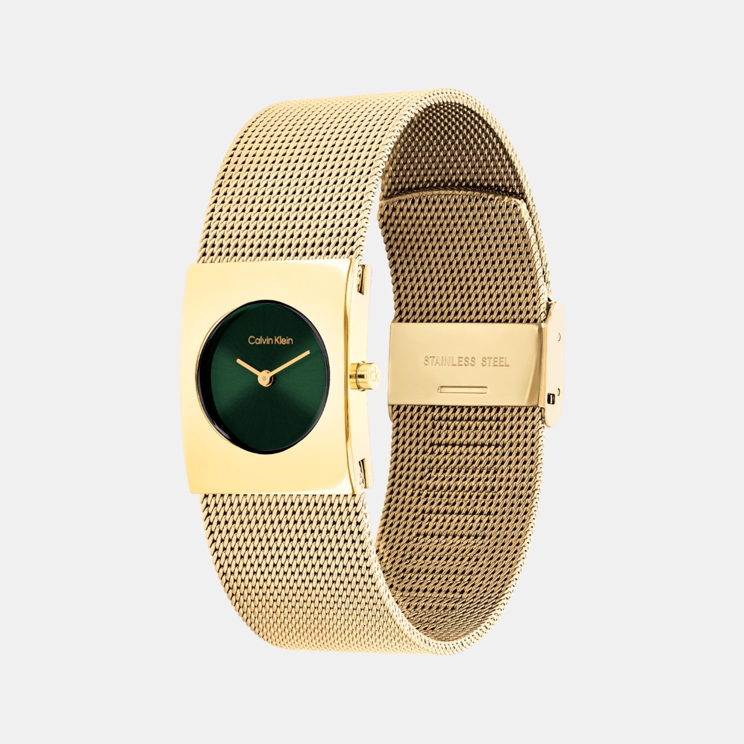 Calvin Klein Ck Pulse Women Quartz Green Dial Analog Stainless Steel Watch 25100136 - view 2