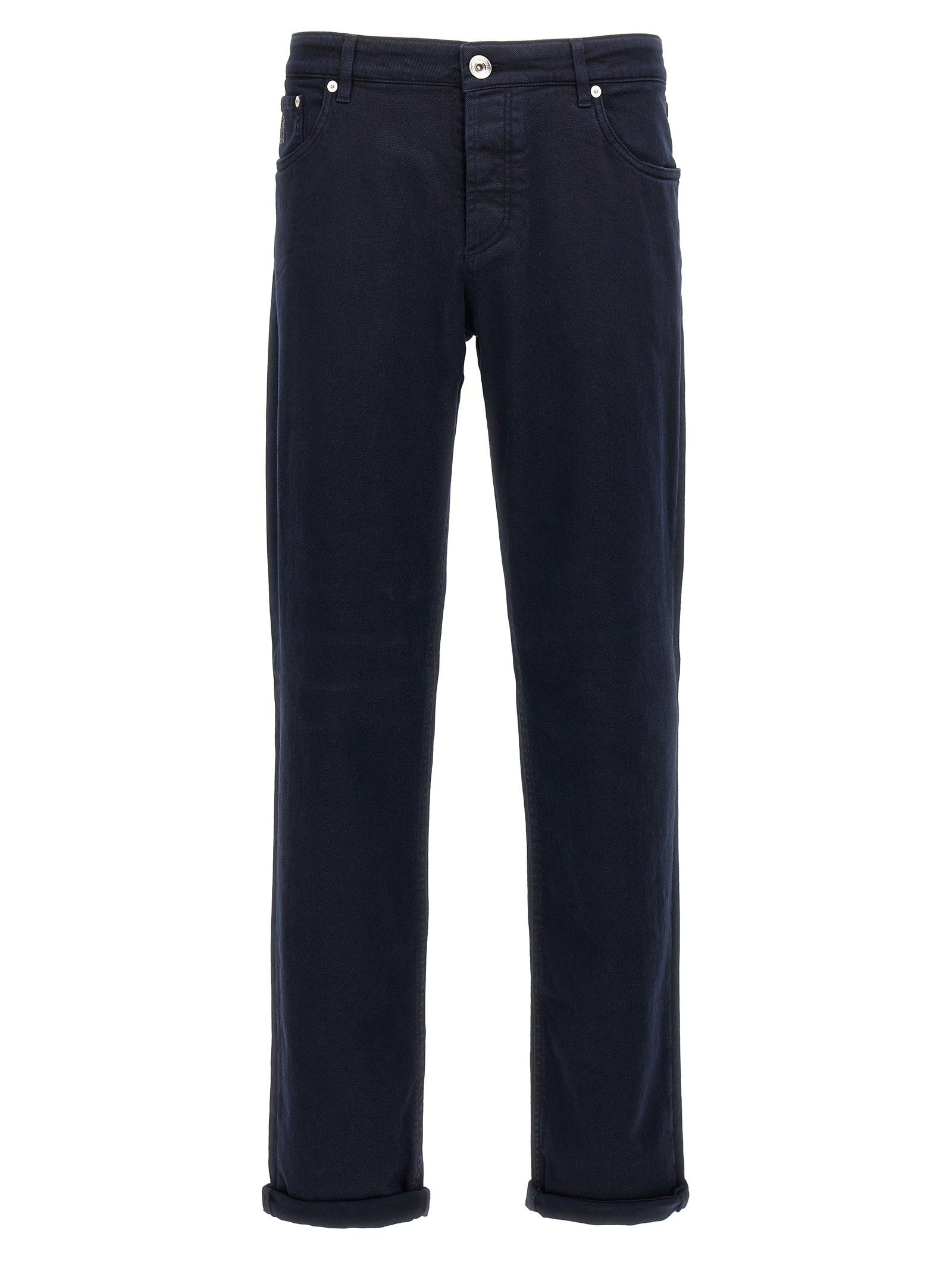 Brunello Cucinelli Traditional Fit Denim – 99% cotton, 1% elastane