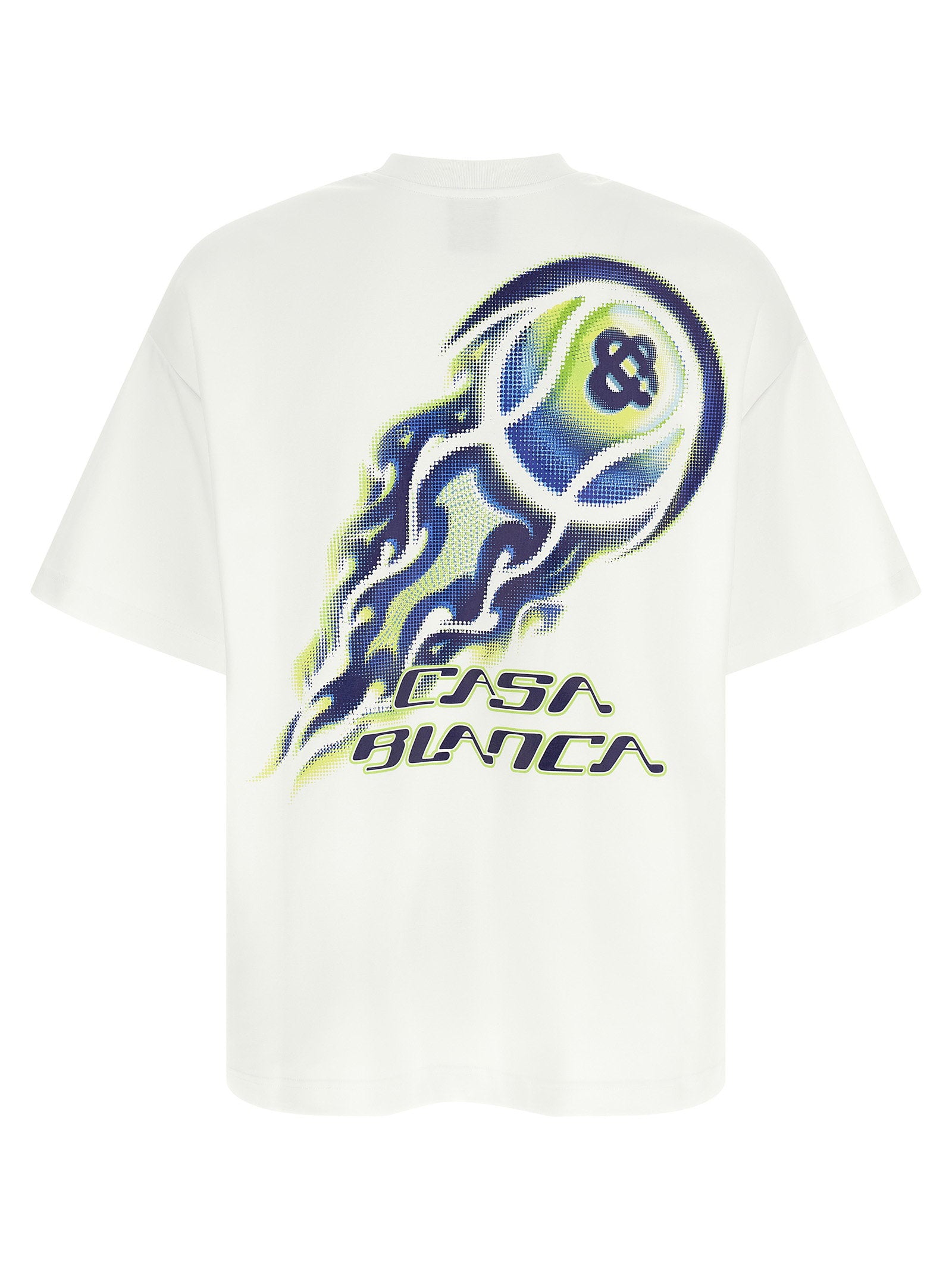 Casablanca Flaming Tennis Ball T-shirt – 92% cotton, 8% elastane - view 2