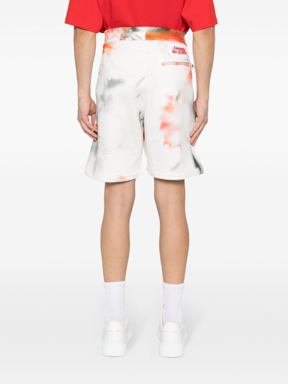 Alexander McQueen Tie-dye bermuda shorts – 100% cotton - view 5