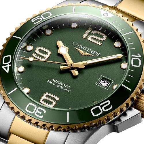 Longines Hydroconquest Green Matt Dial Men 41mm - view 3
