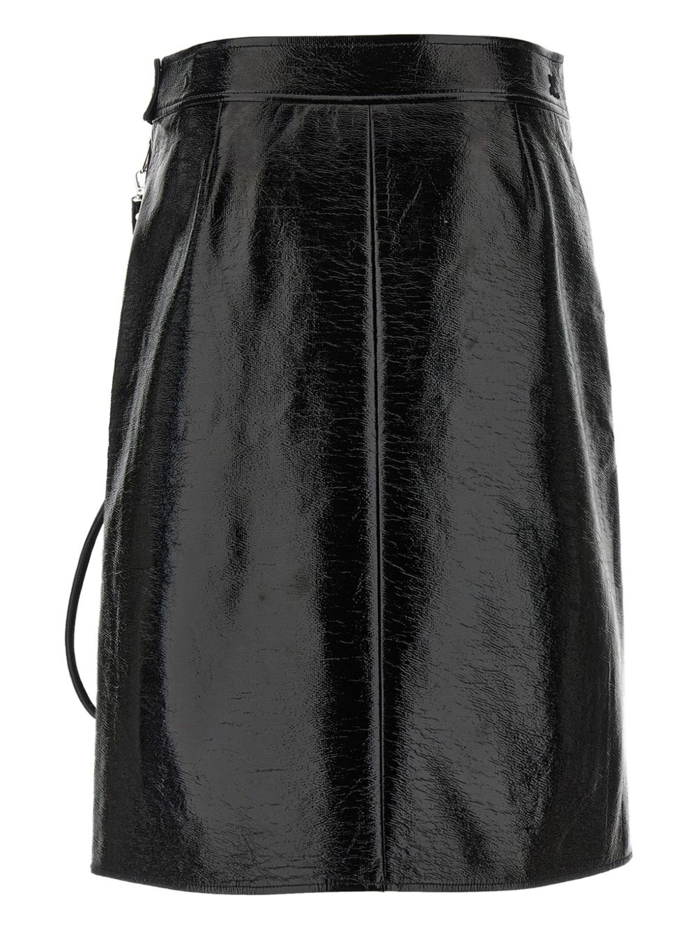 Courreges Pre Vynil midi skirt - view 2