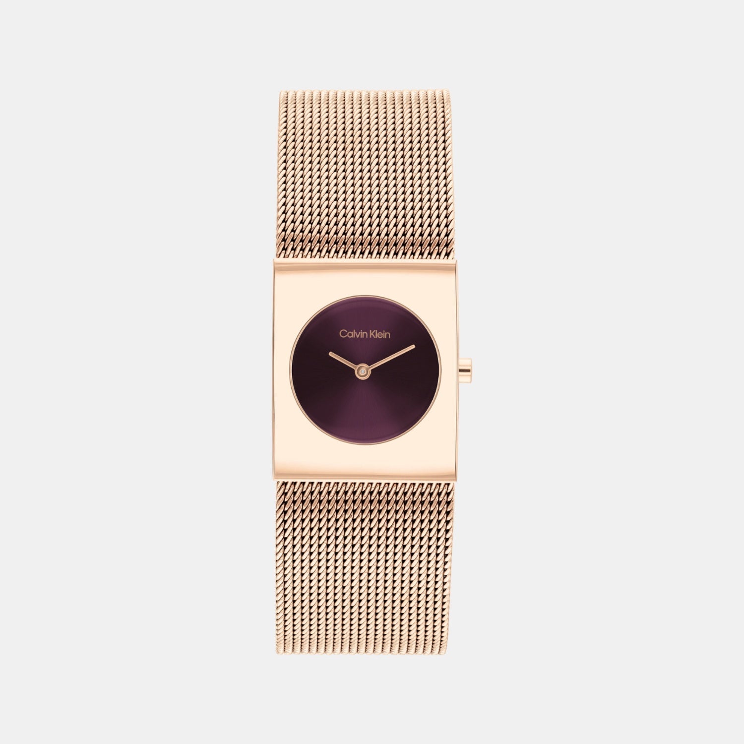 Calvin Klein Ck Pulse Women Quartz Cherry Dial Analog Stainless Steel Watch 25100137