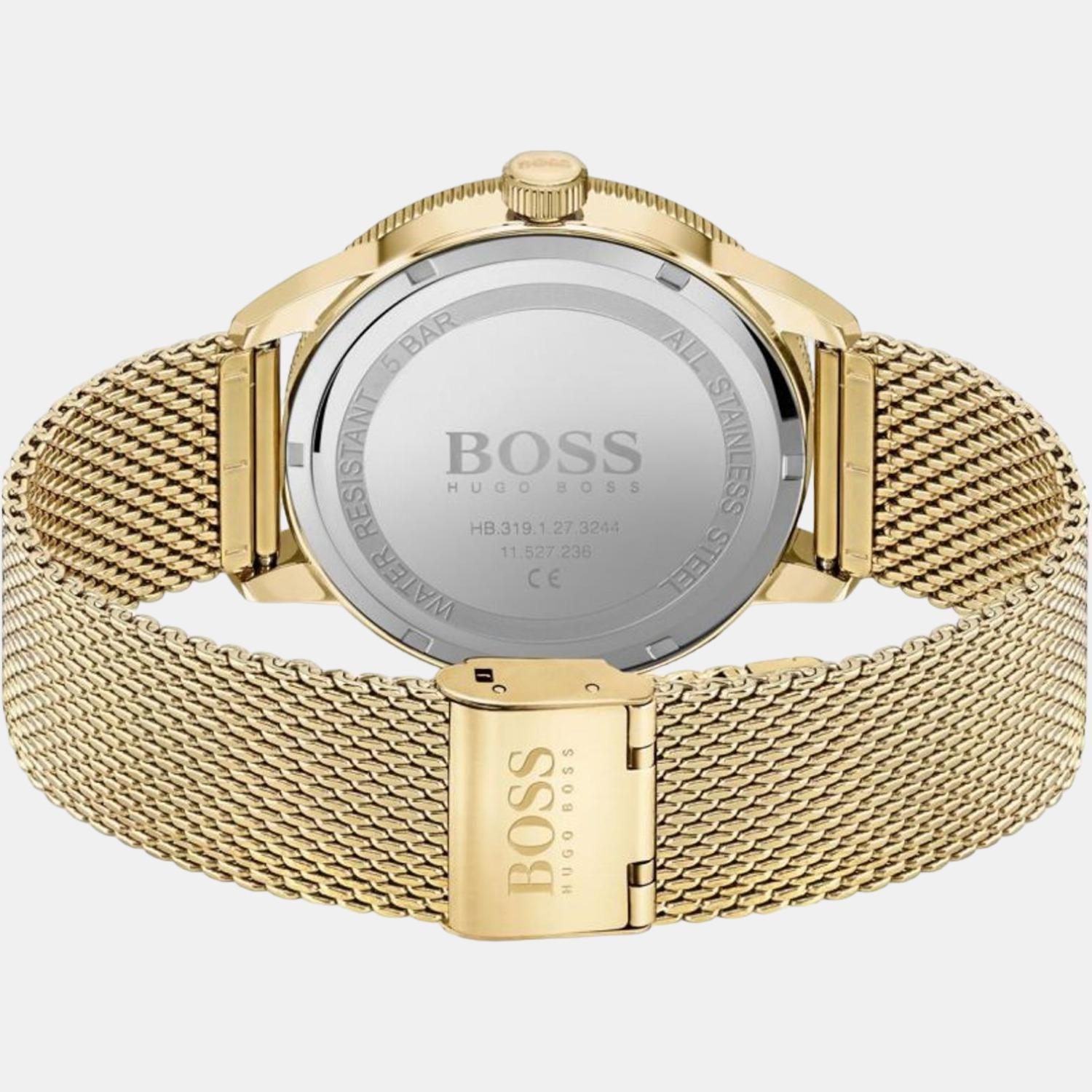 Boss Drifter Men Quartz Black Dial Analog Stainless Steel Watch 1513901 - view 3