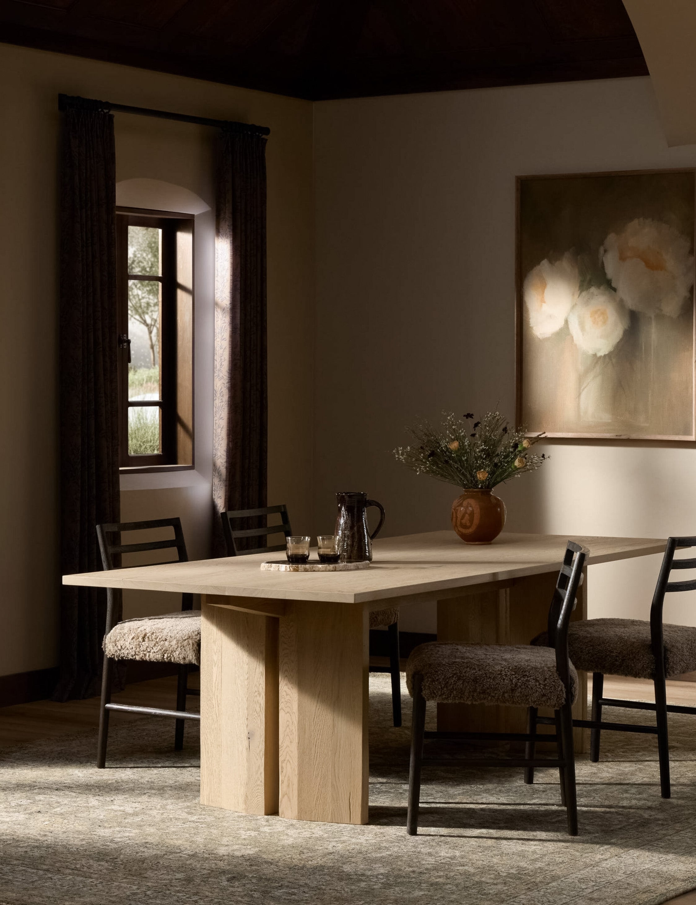 Lulu and Georgia Hazlett Dining Table – Natural - view 2