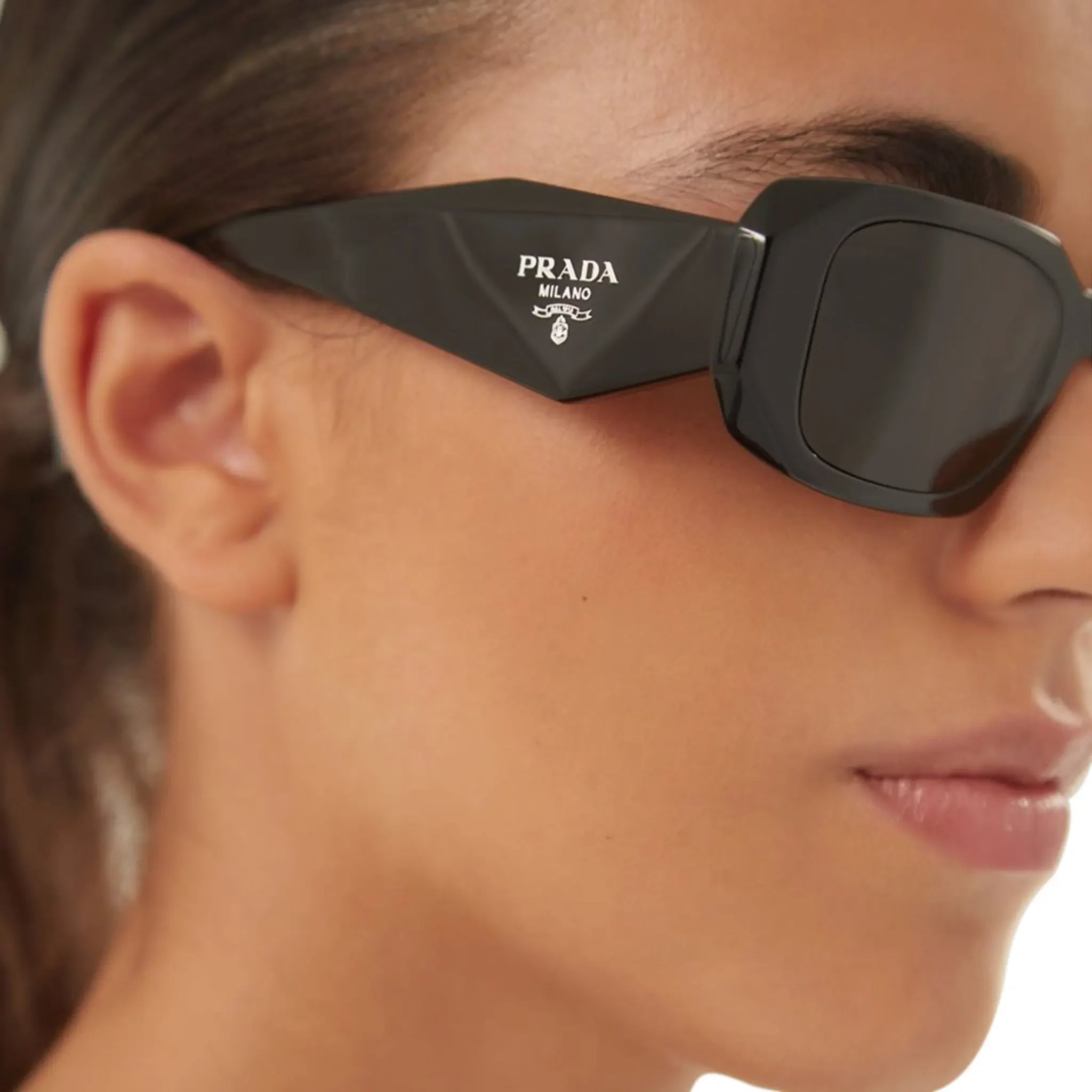 Prada PR 17WS 1AB5S0 Symbole Black Sunglasses - view 5