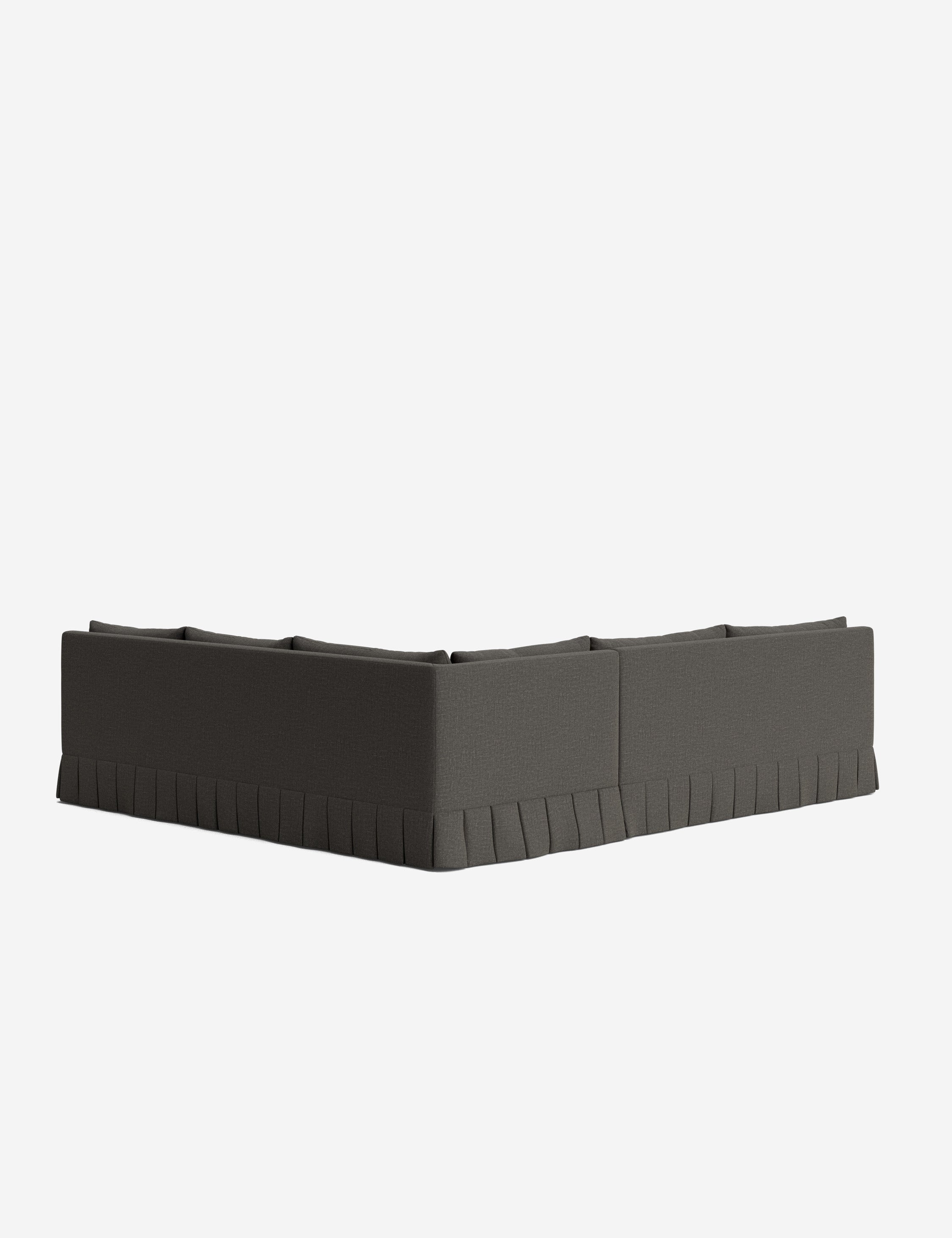 Lulu and Georgia Portola Luxe Depth Pleated Corner Sectional Sofa - view 149