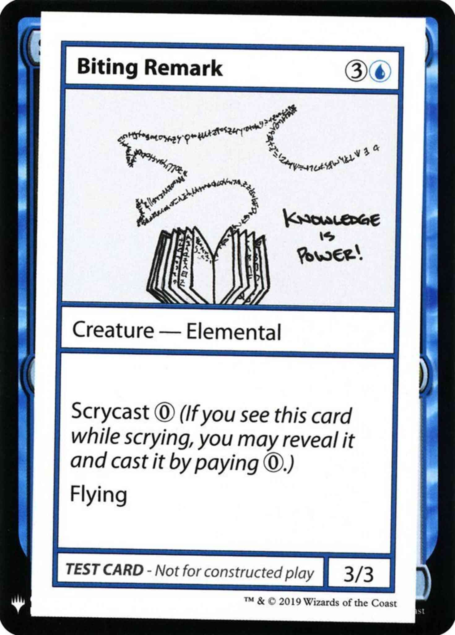 Symbol 17 mystery – Magic Biting Remark - Symbol [17] [Mystery Booster Playtest Cards 2019] [Non-Foil]