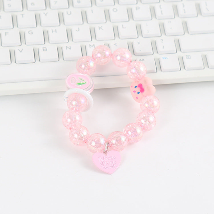 Peeperly Bunny Glitter Beaded Phone Charm – No Color - view 4