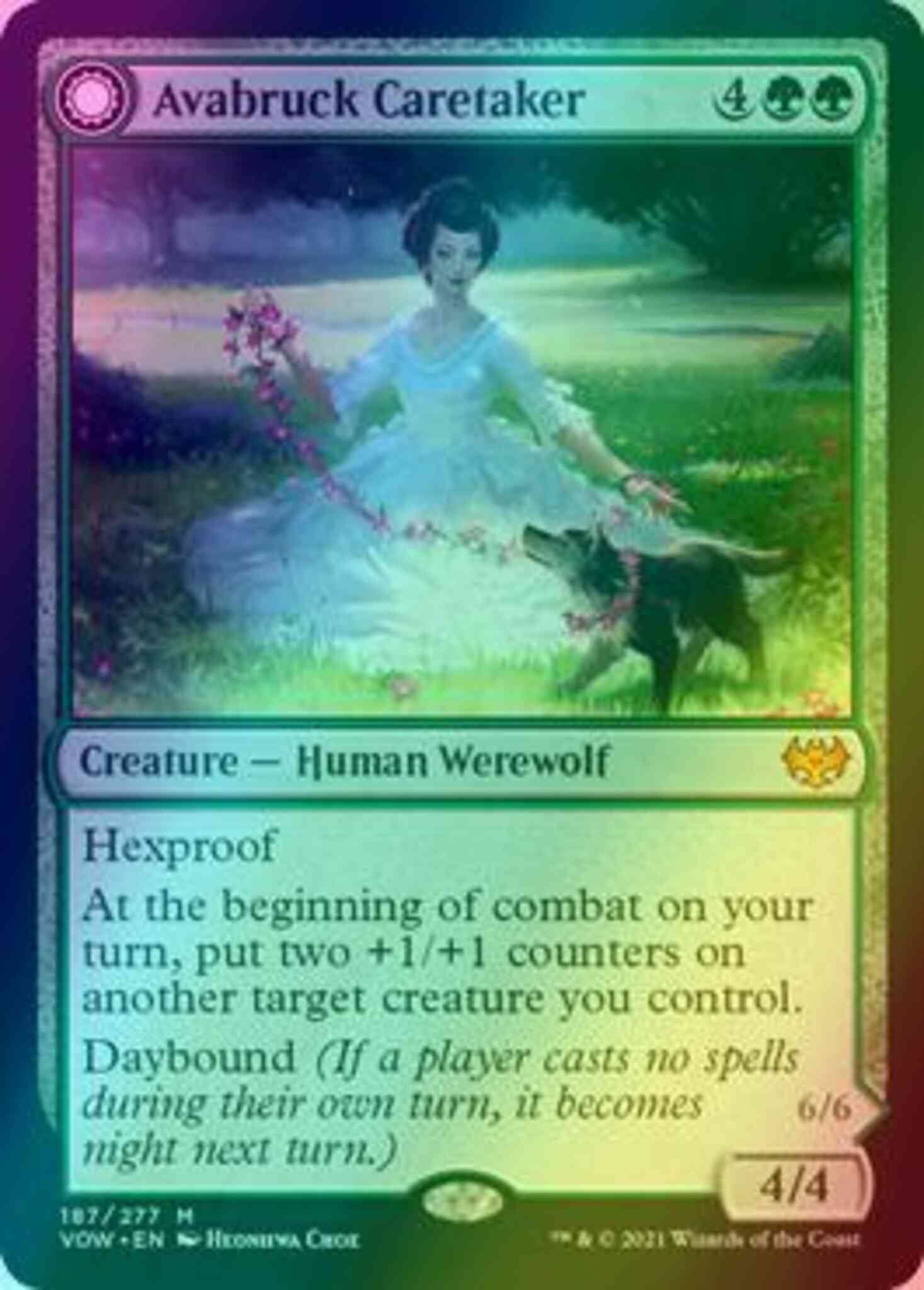 Avabruck caretaker hollowhenge – Magic Avabruck Caretaker // Hollowhenge Huntmaster [187] [Innistrad: Crimson Vow] [Foil]