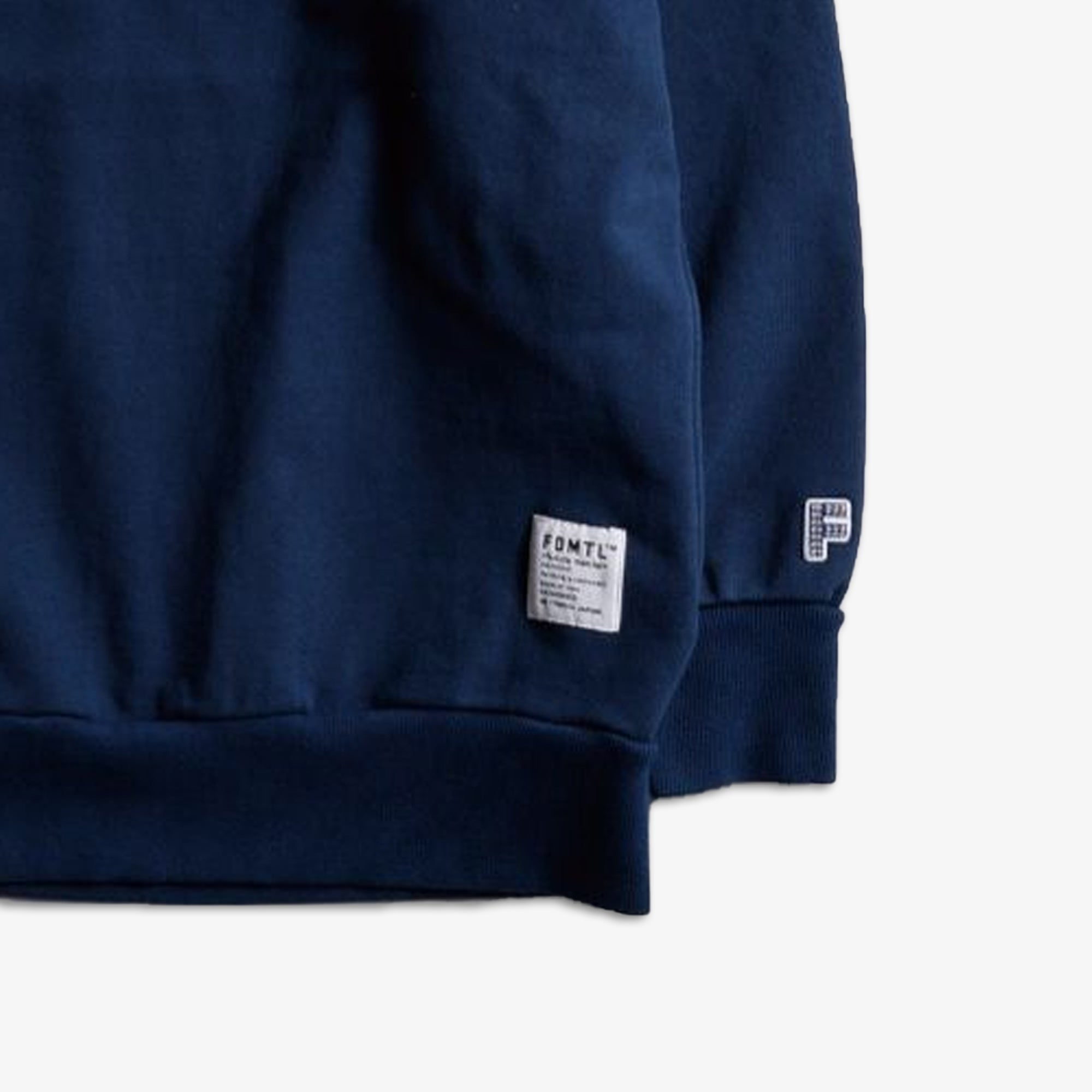 Fdmtl | Embroidery Logo Hoodie { Blue - view 2
