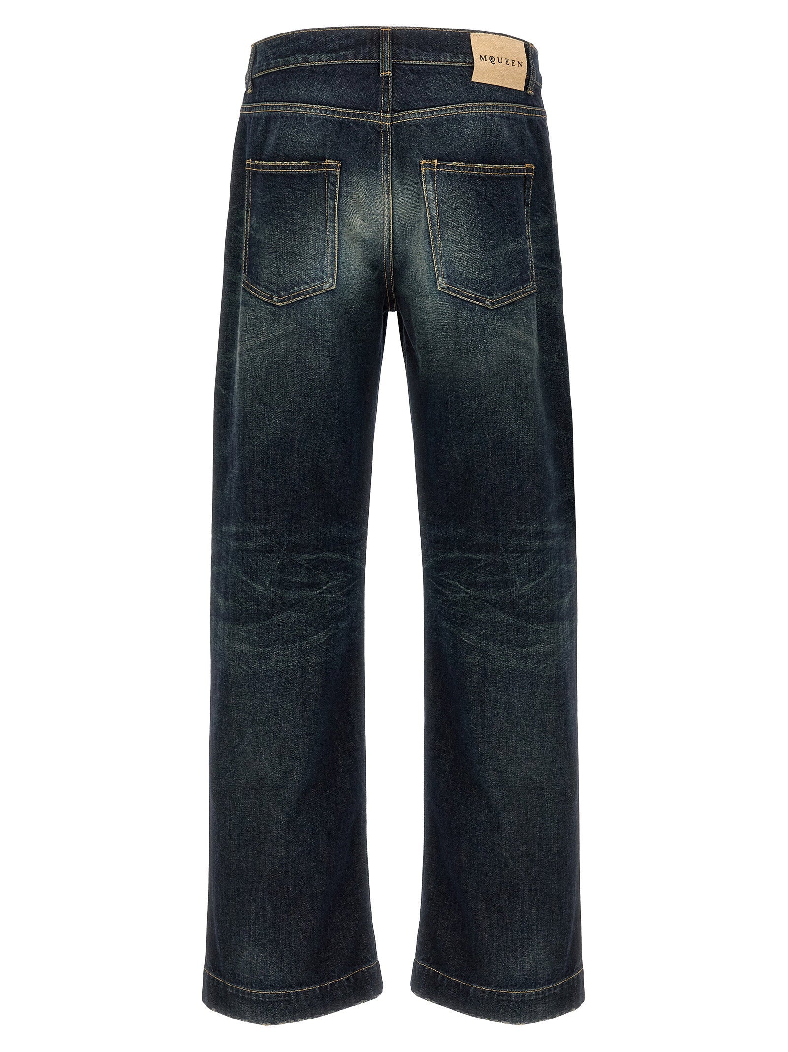 Alexander McQueen Wide Leg Jeans – 100% cotton - view 2