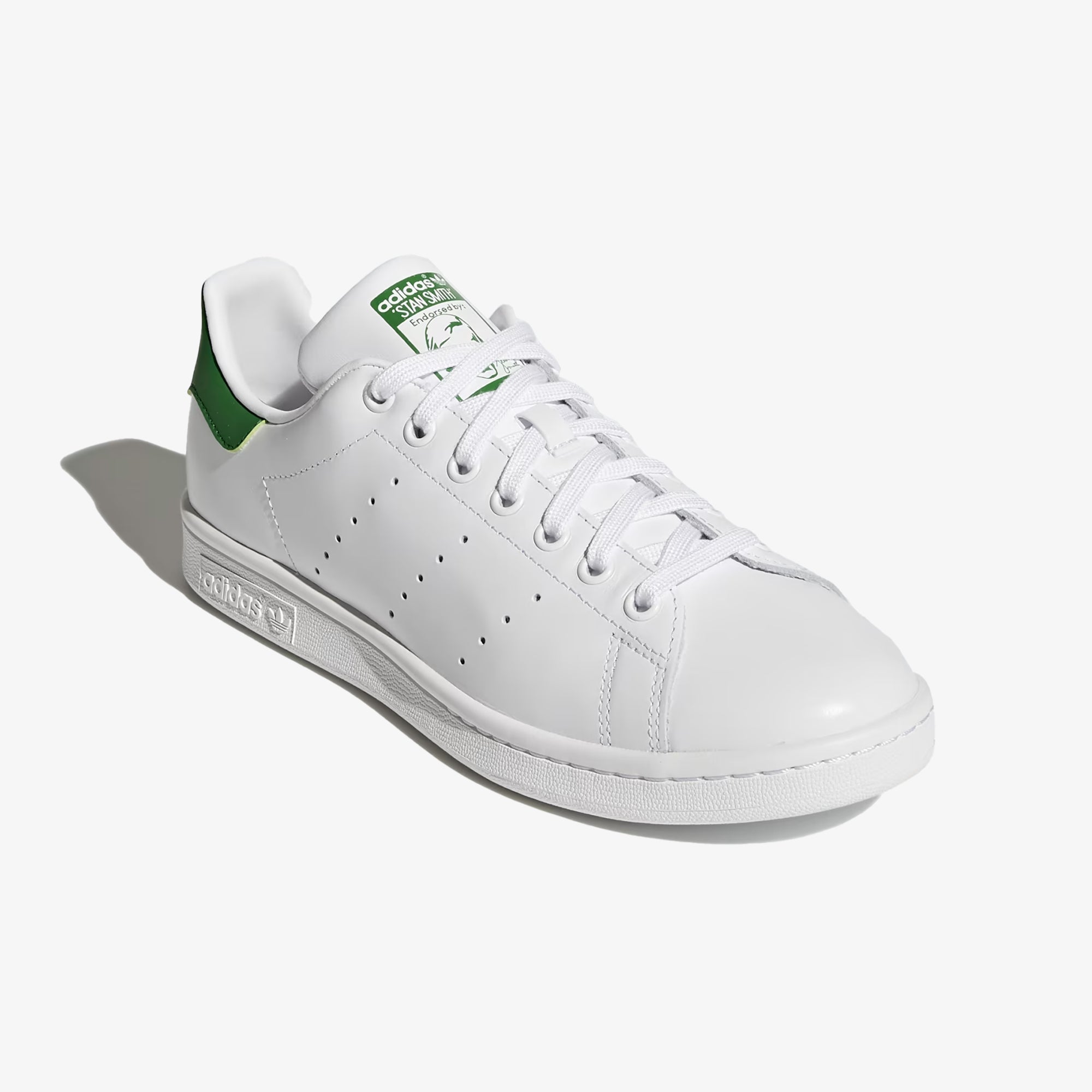 Adidas Originals | Stan Smith { Cloud White/core White/green - view 6