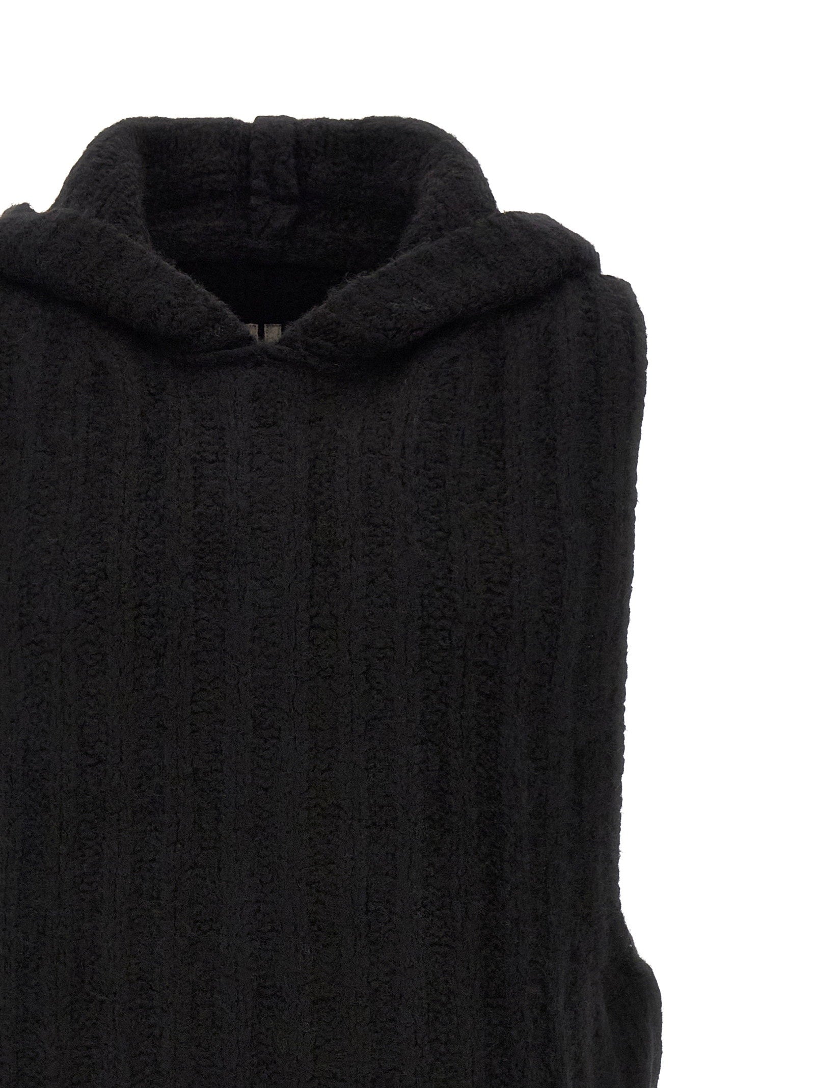 Rick Owens Hooded Tank Top – 90% cachemire 10% silk - view 3