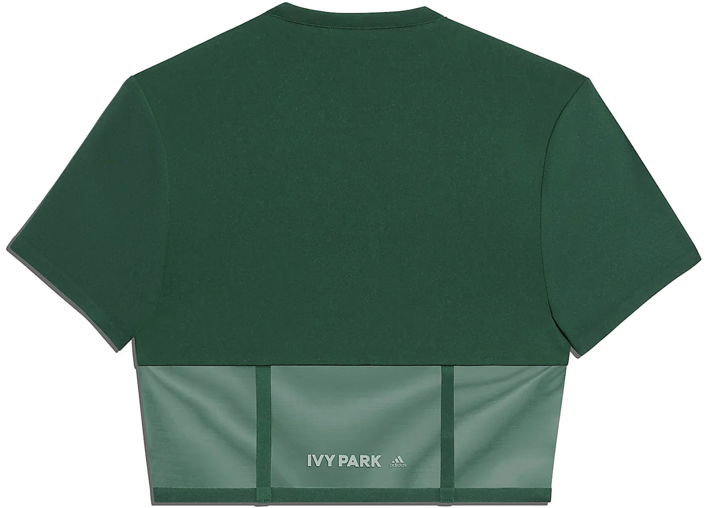 adidas Ivy Park Corset Crop Top Dark Green - view 2