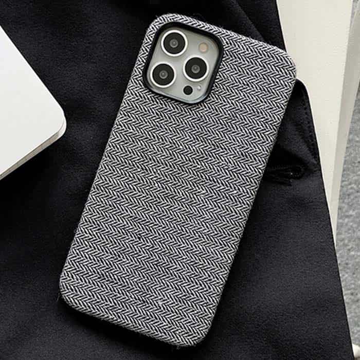 KShop iPhone 14 Pro Fabric Case - Black - view 2