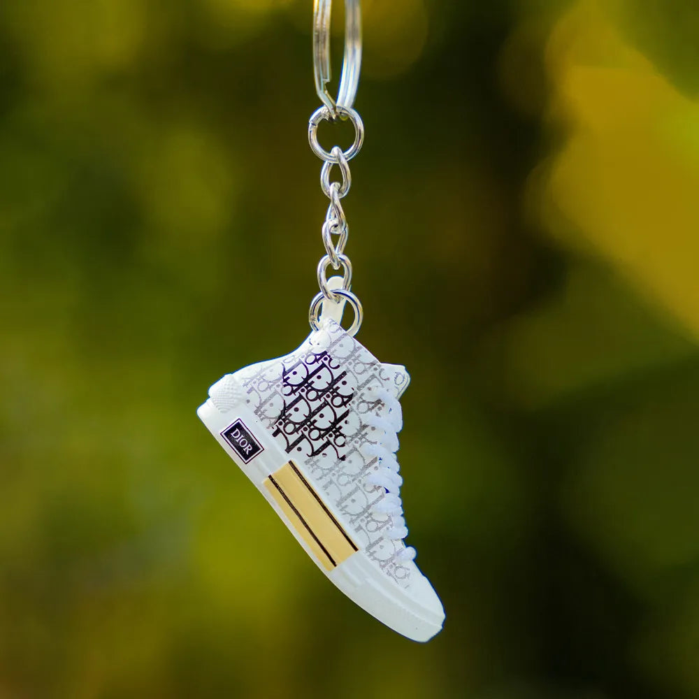 Kicks Machine 3D Sneaker keychain Dior B23 White