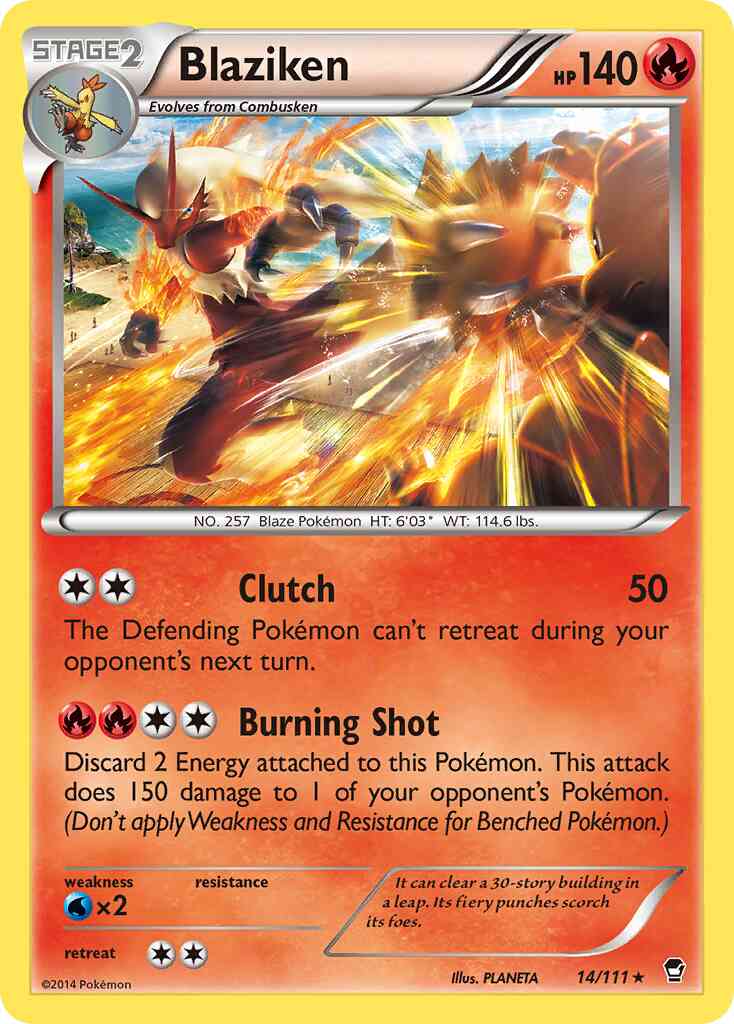 Rare holo xy3-14 – Pokémon Blaziken - 14/111 - Rare Holo [xy3-14] [Reverse Holo]