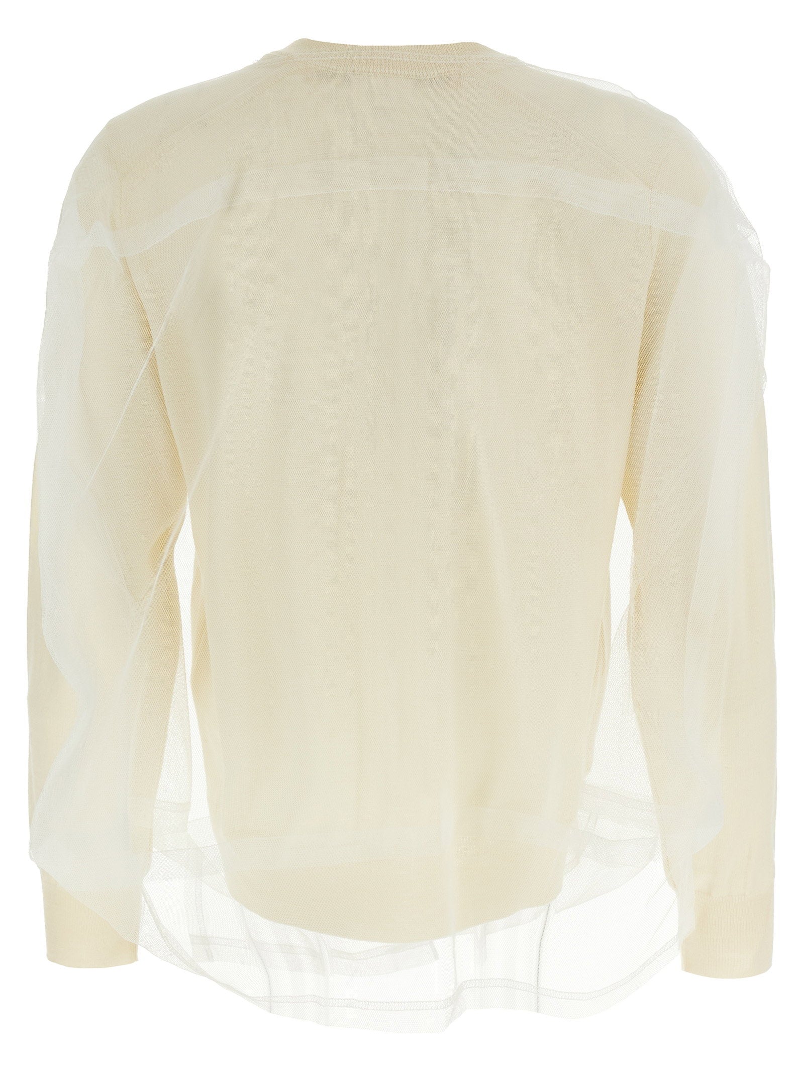 Comme Des Garcons Tulle Cardigan – 100% wool - view 2