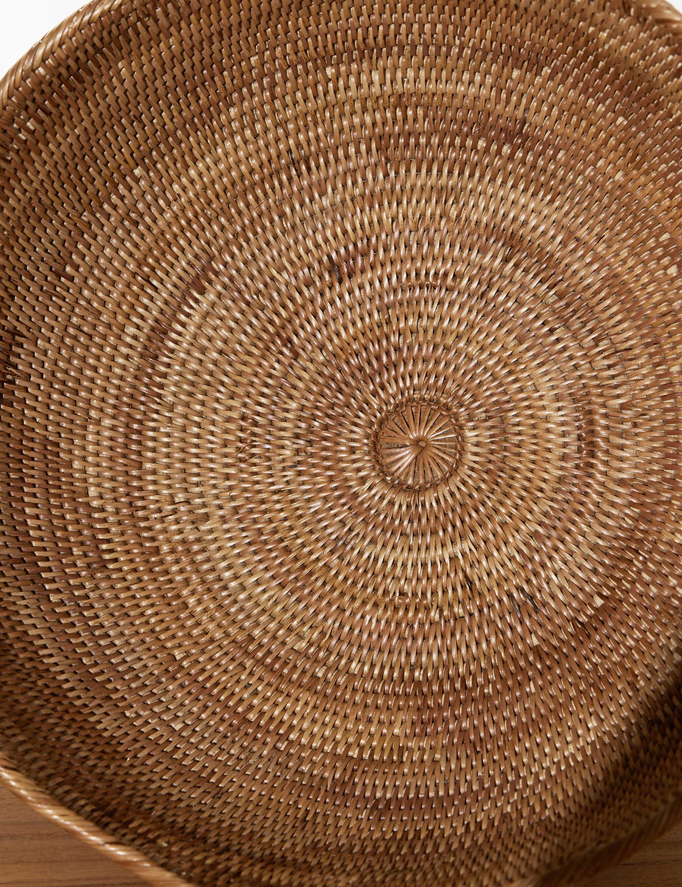 Lulu and Georgia Tyna Rattan Bowl – Natural - view 7