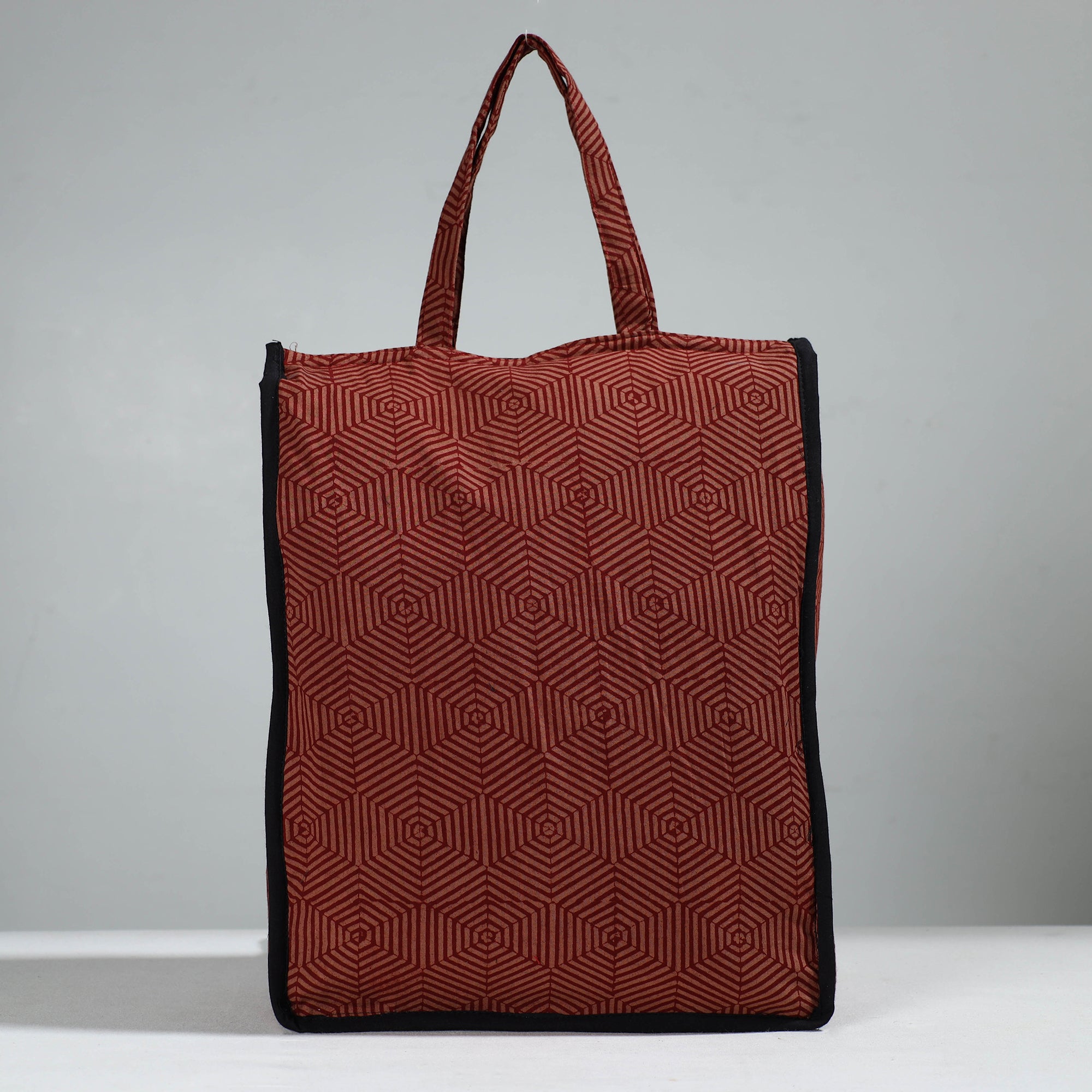NOORI BAZAR Brown - Handcrafted Cotton Shopping Bag 02