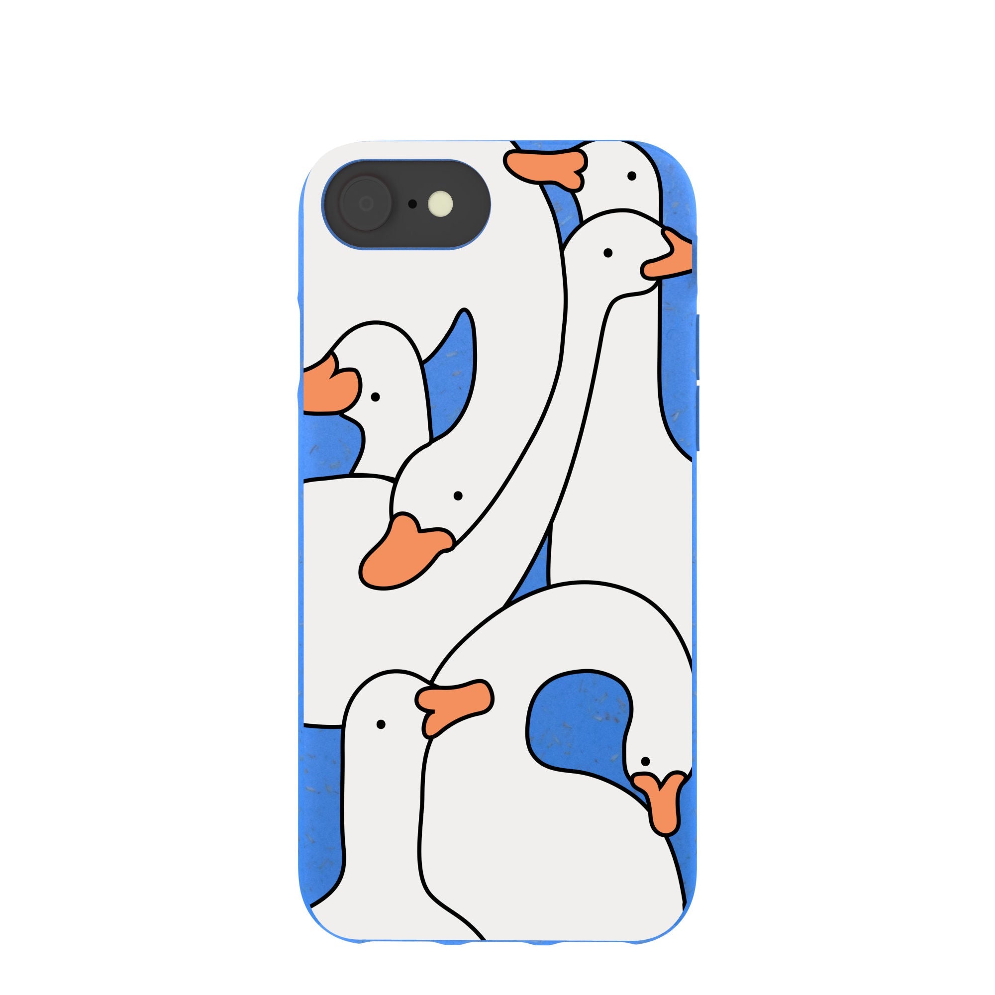 8 se case – BlackTree Electric Blue Silly Goose iPhone 6/6s/7/8/SE Case