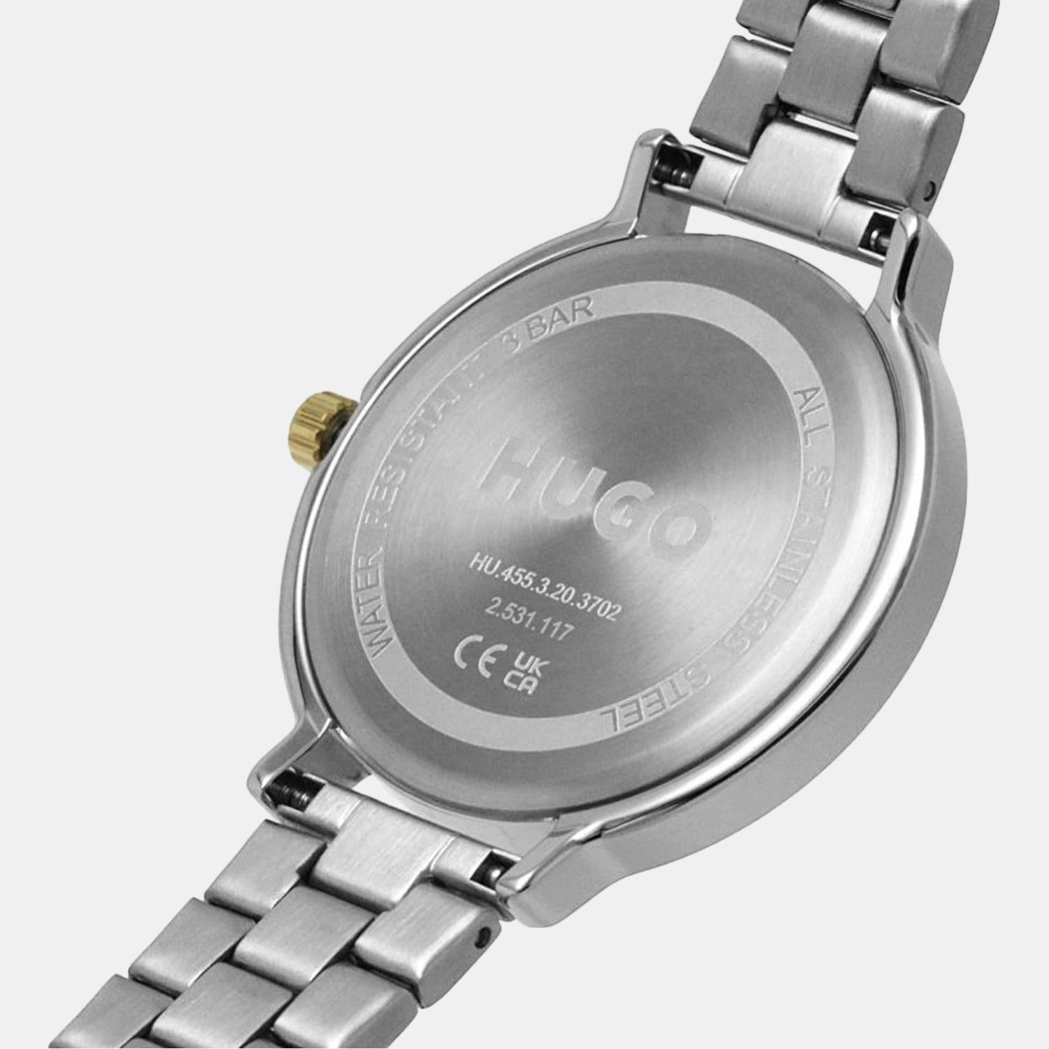Boss Edgy Women Quartz Grey Dial Chronograph Stainless Steel Watch 1540112 - view 7