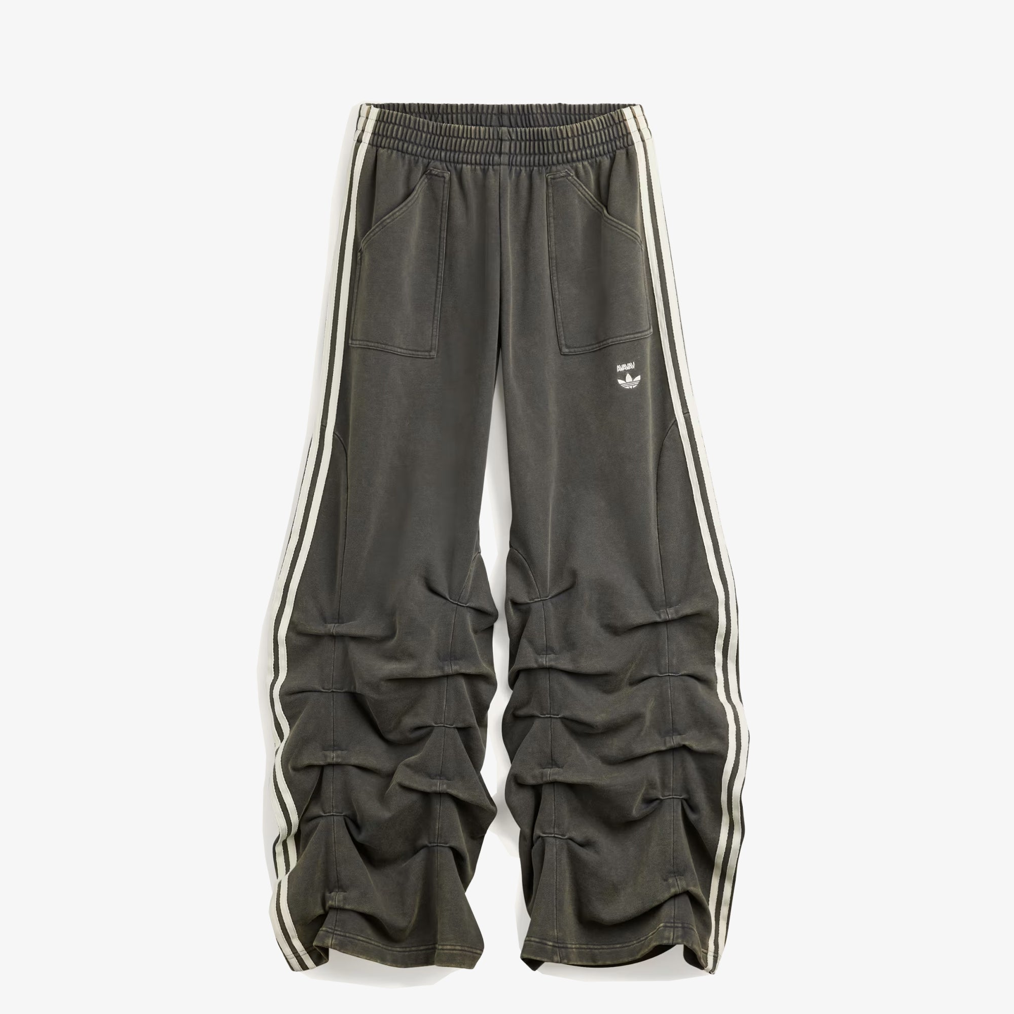 Adidas Originals | AVAVAV PLEATED TRACK PANTS { CARBON - view 2