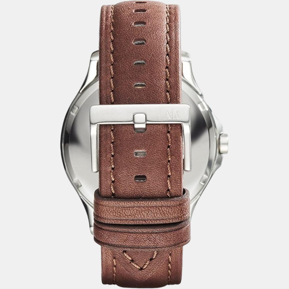 Armani Exchange Hampton Men Quartz Blue Dial Analog Leather Watch AX2133 - view 2