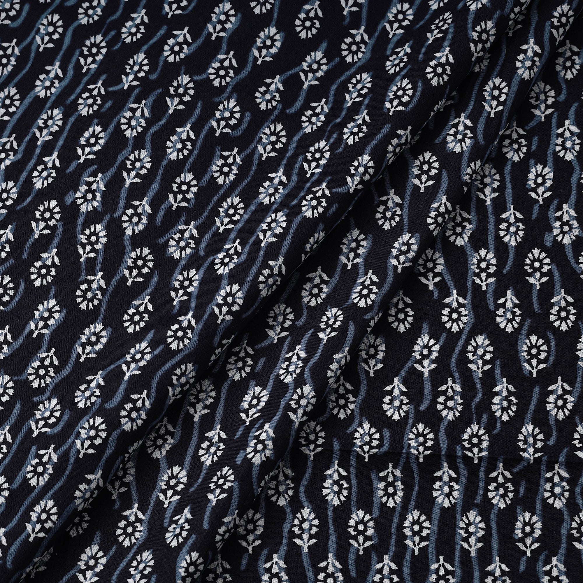 HAVELI CHRONICLES Black - Tiny Bootis Jaipur Print Cotton Fabric - view 2