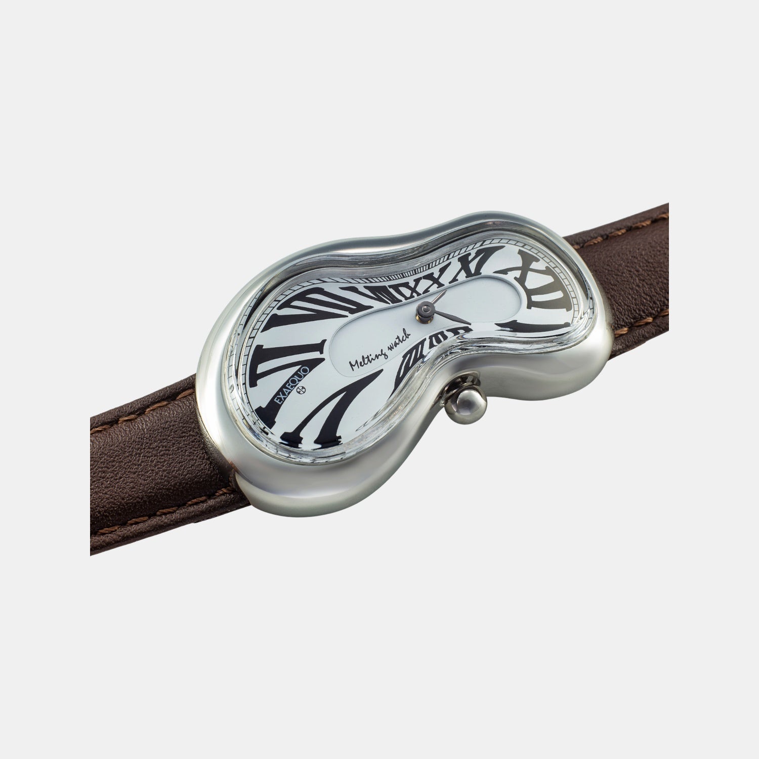 Exaequo Classic Unisex Quartz White Dial Analog Leather Watch EX0001.0002 - view 2