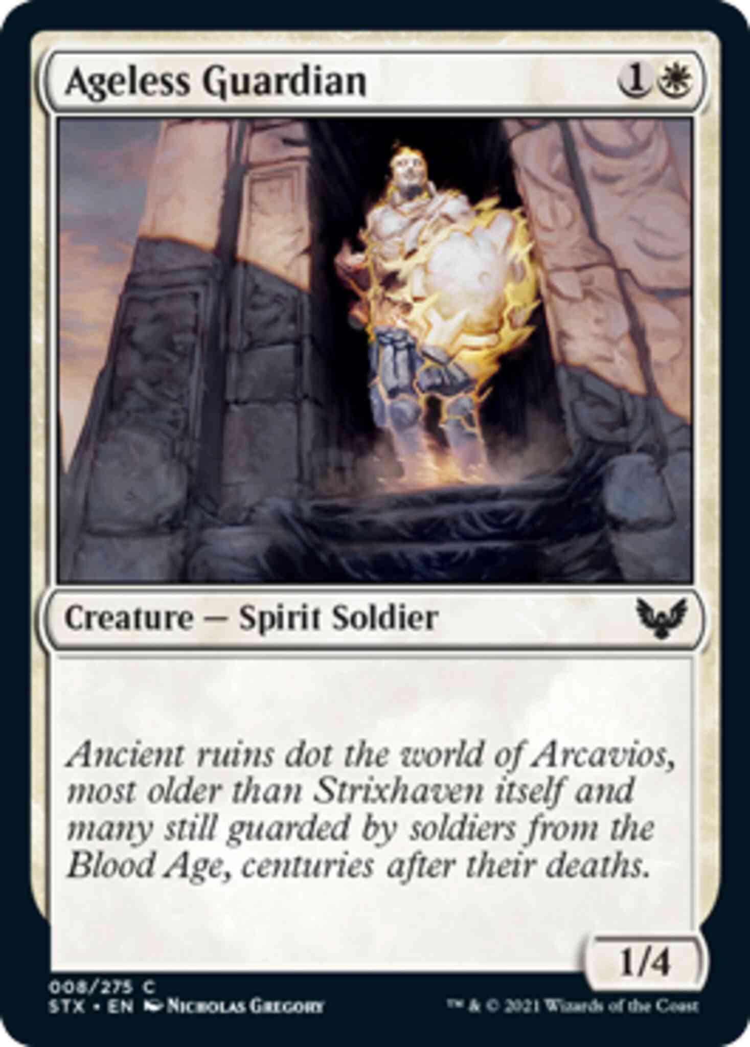 Ageless guardian 8 – Magic Ageless Guardian [8] [Strixhaven: School of Mages] [Non-Foil]