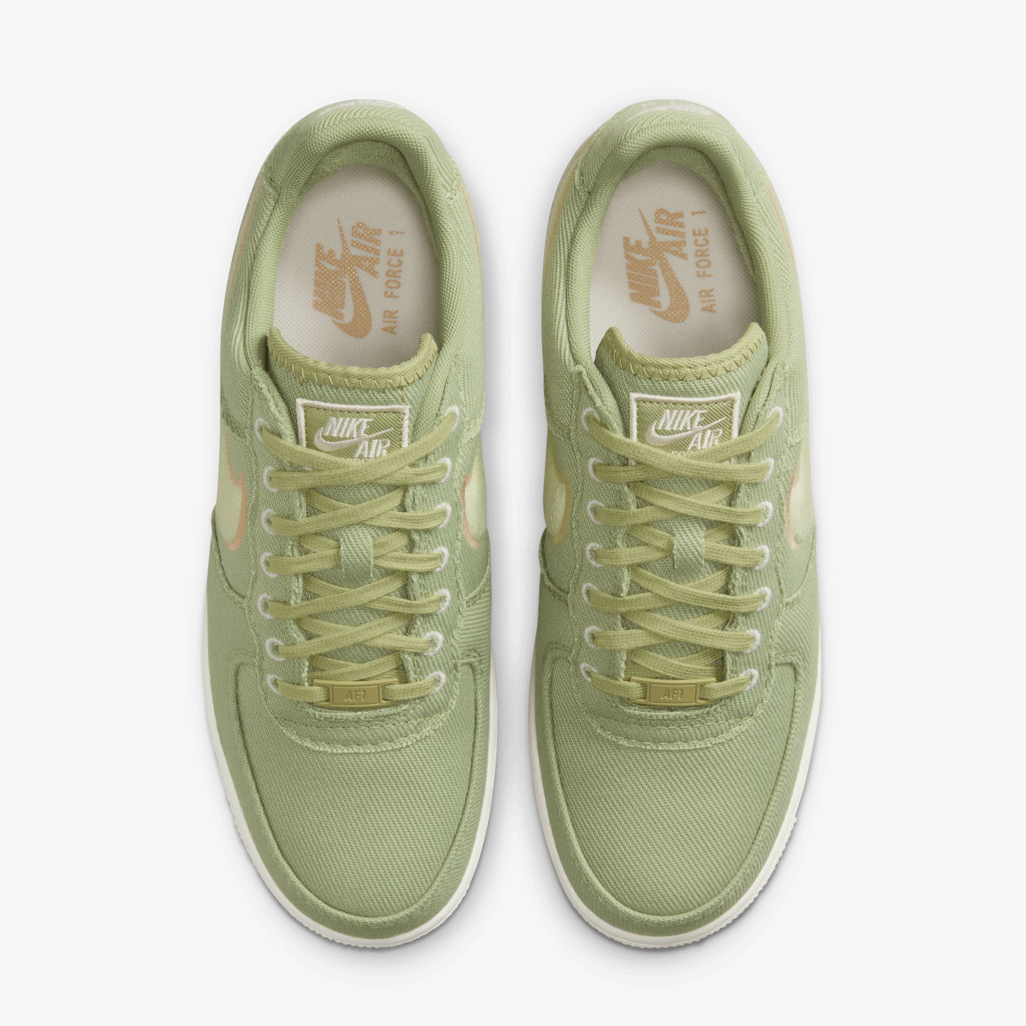 Nike | Air Force 1 Low Canvas { Dusty Olive/olive Aura-hemp-phantom - view 2