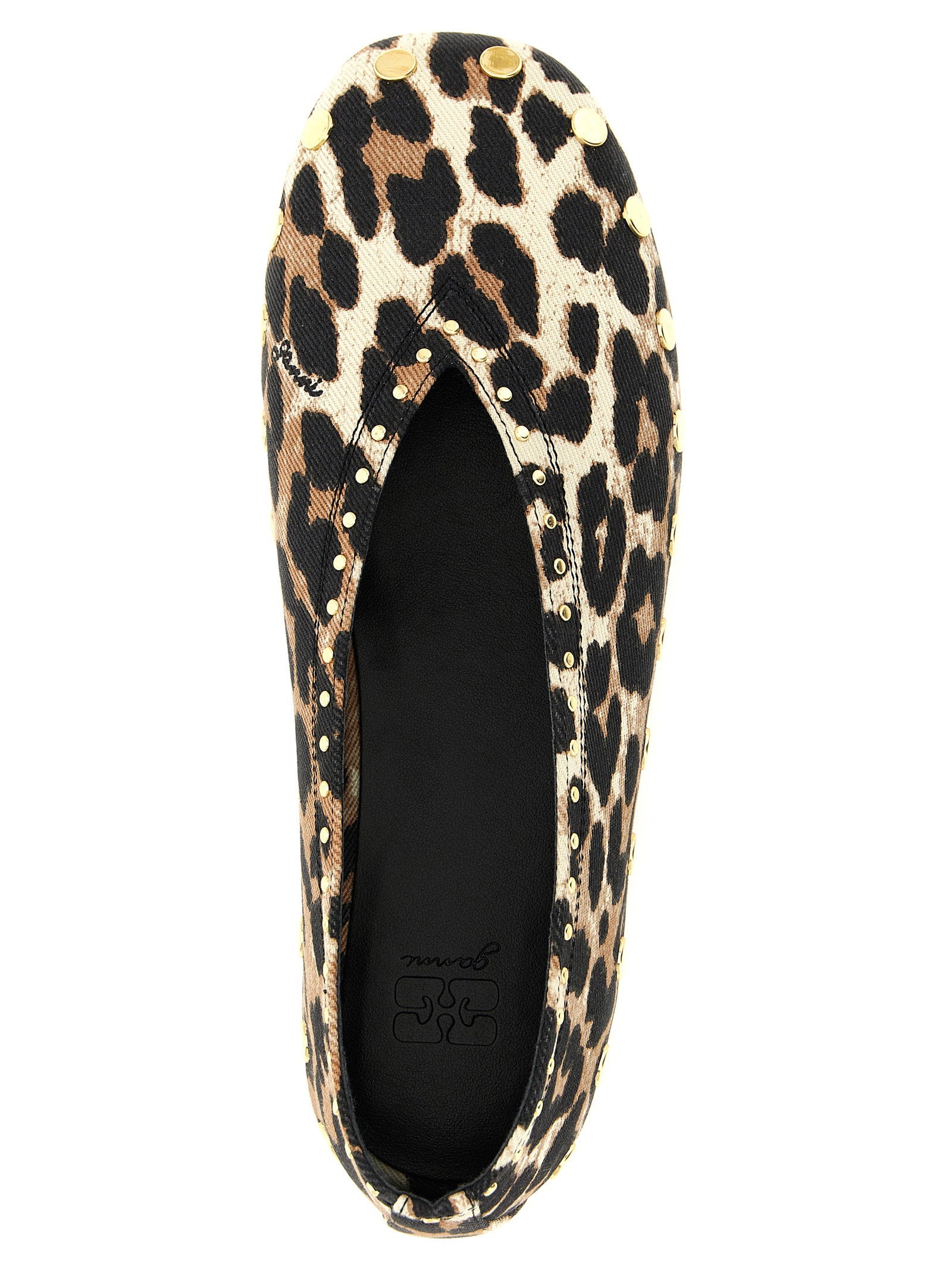 Ganni Jenny Ballet Flats – 99% cotton, 1% elastane - view 4