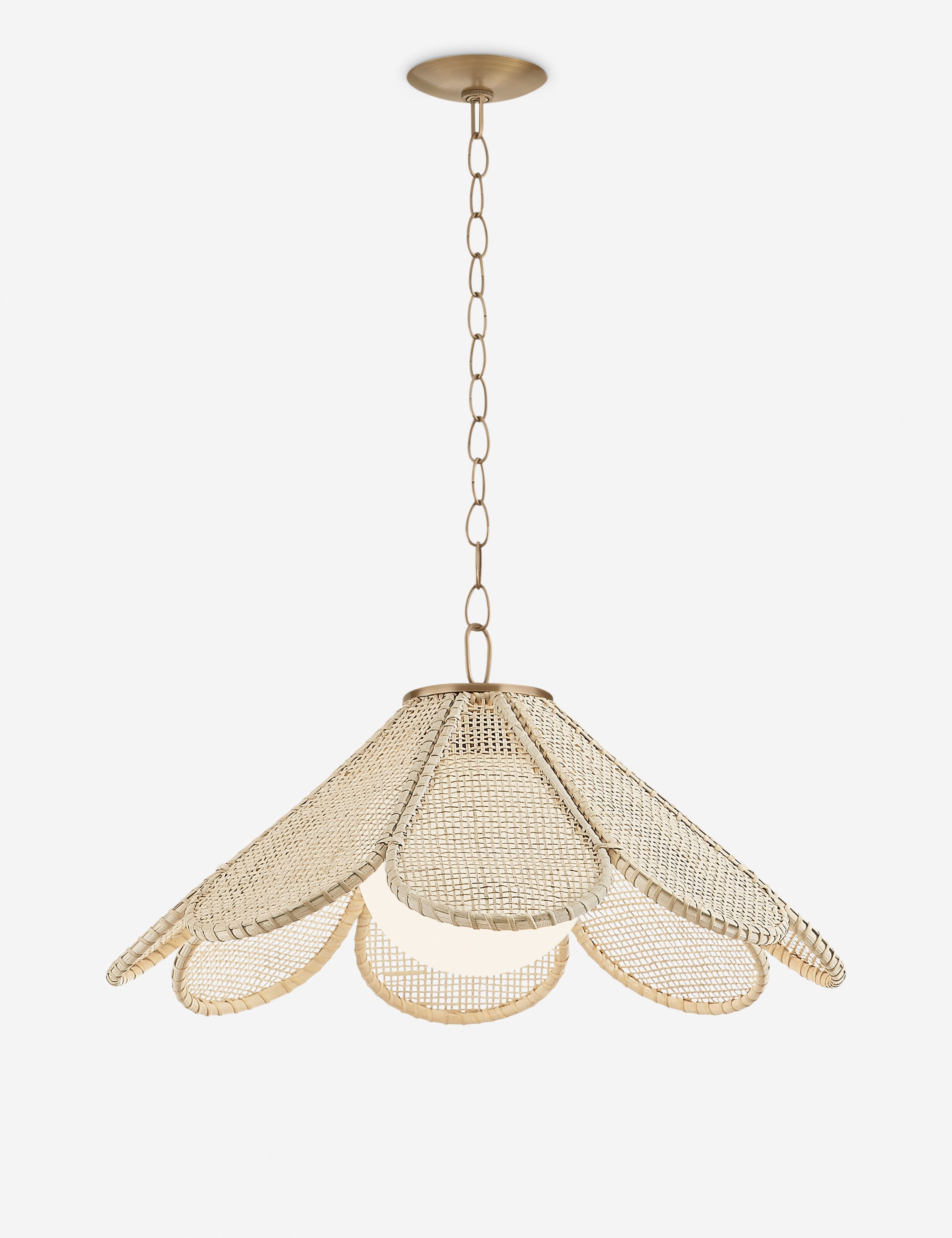 Lulu and Georgia Nerola Pendant Light – Patina Brass