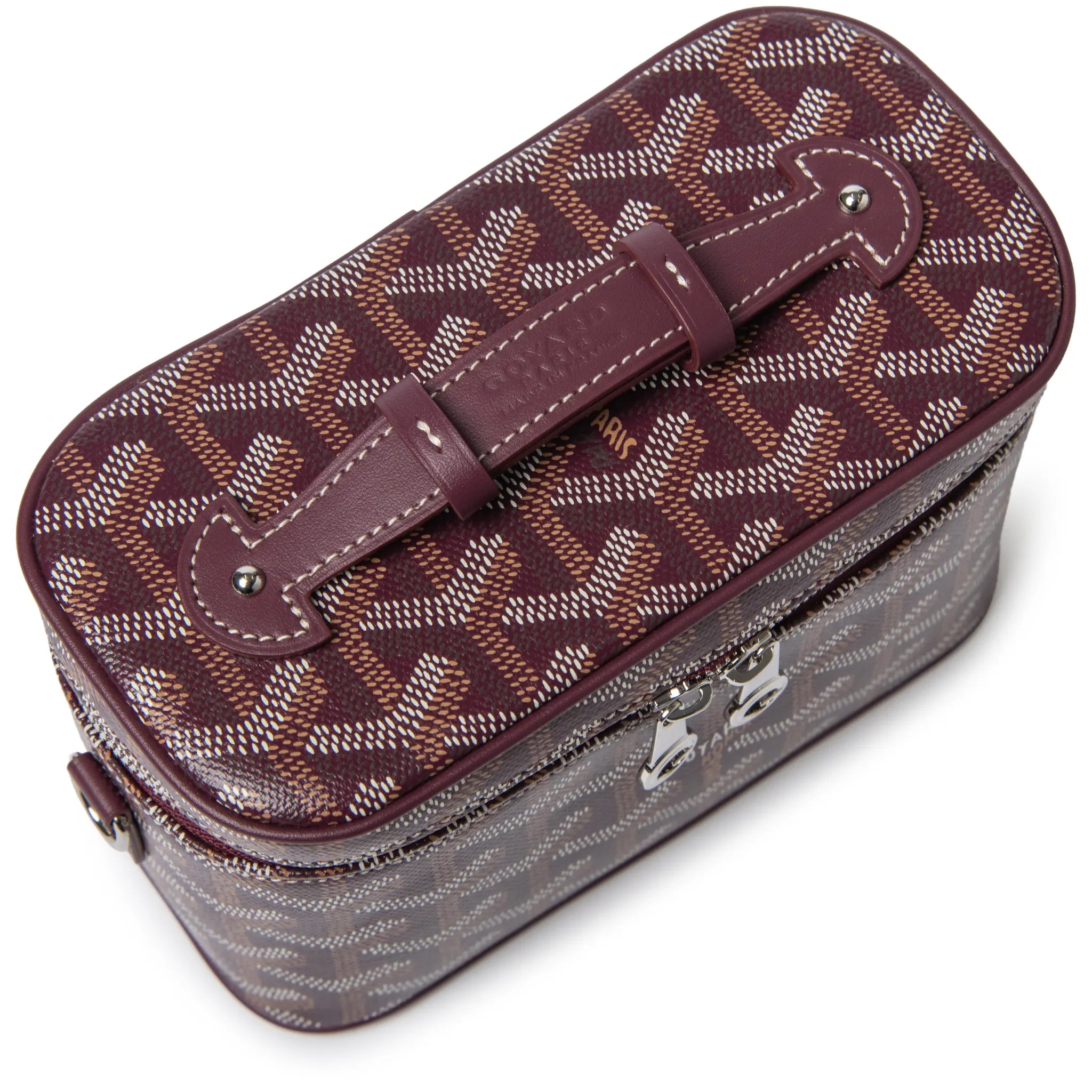Goyard Muse Mini Burgundy Vanity Bag - view 4
