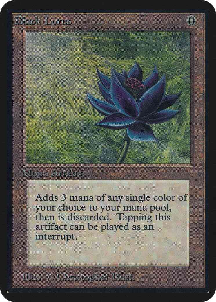 Black lotus 232 – Magic Black Lotus [232] [Limited Edition Alpha] [Non-Foil]