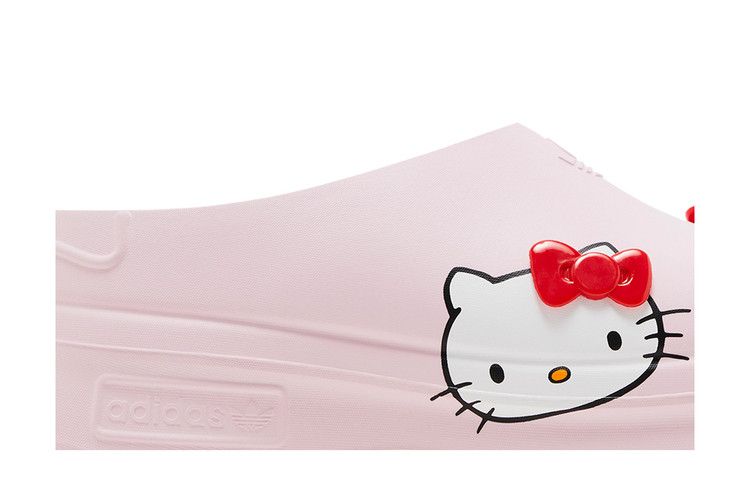 adidas adiFOM Stan Smith Mules Hello Kitty Clear Pink Red (Women's) - view 2