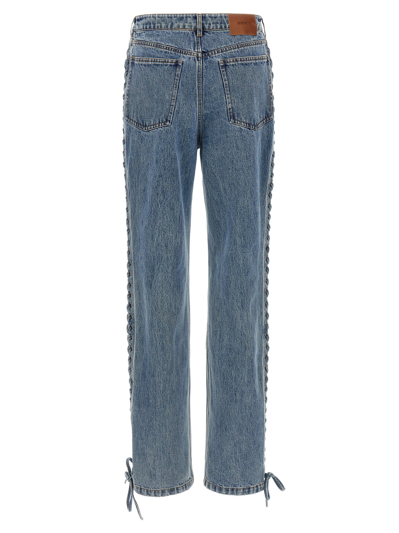 Rotate Birger Christensen Laced Straight Leg Jeans - view 2
