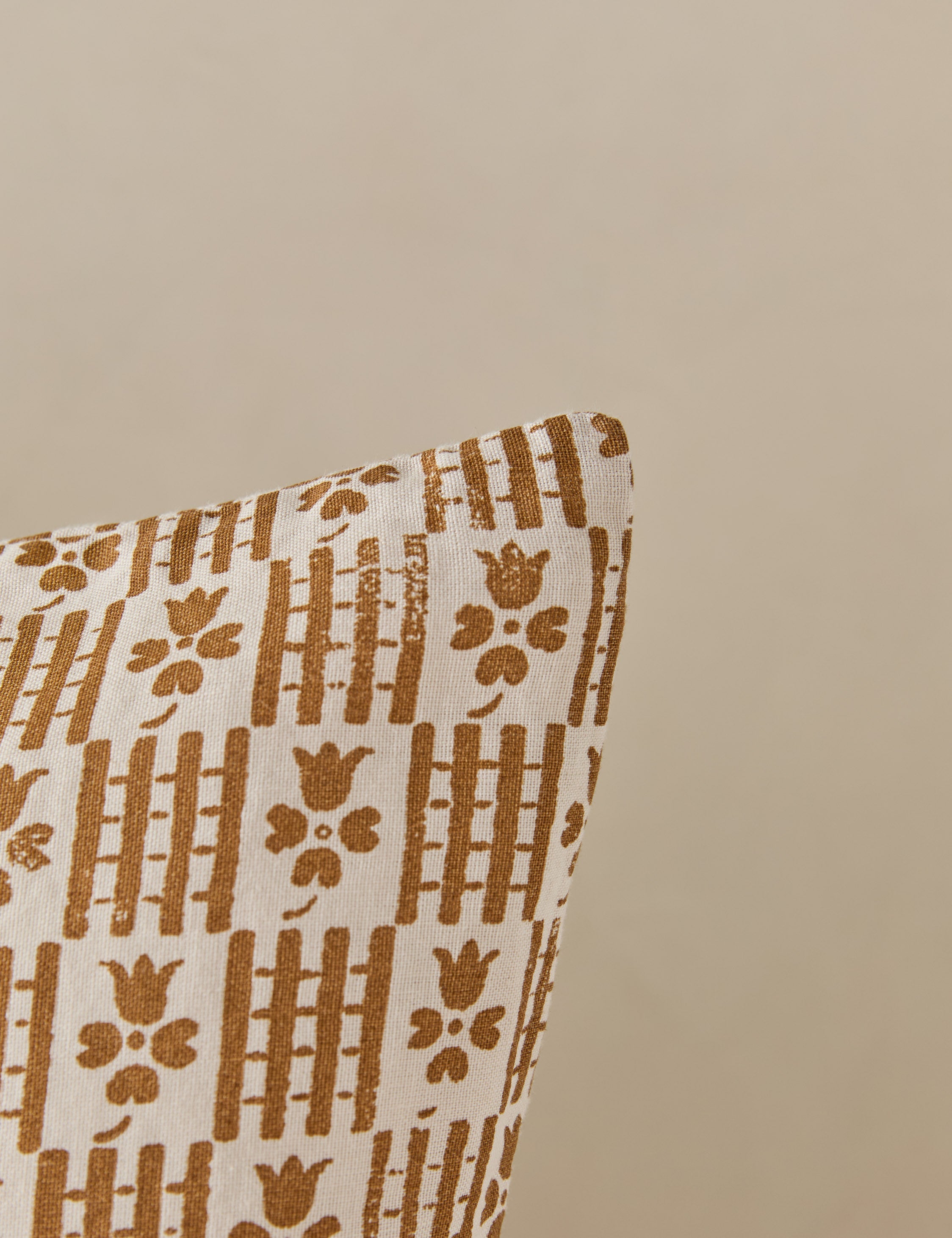 Lulu and Georgia Hedra Linen Cotton Sham – Marigold - view 6