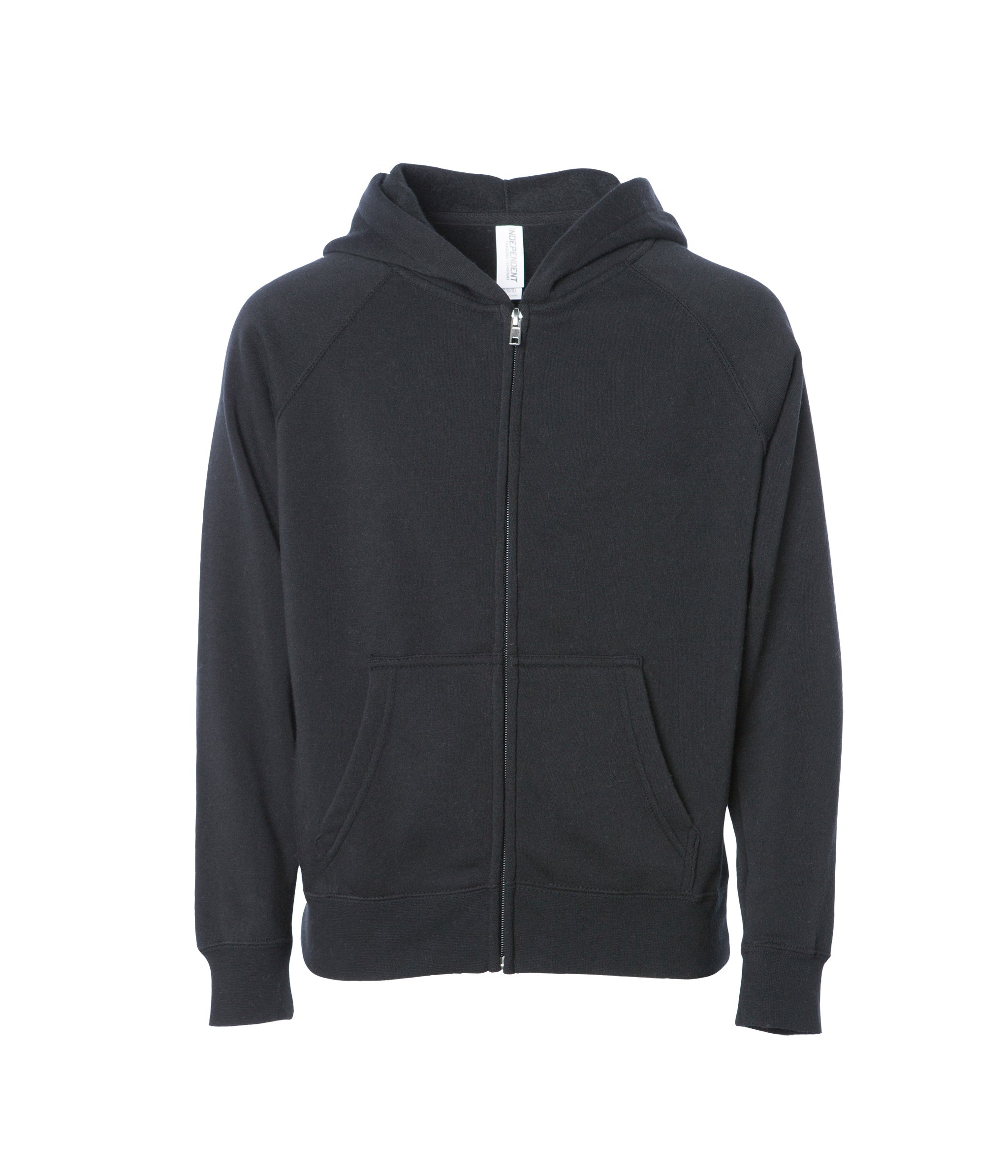 Independent Trading Company Toddler Lightweight Special Blend Raglan Zip Hood - view 2