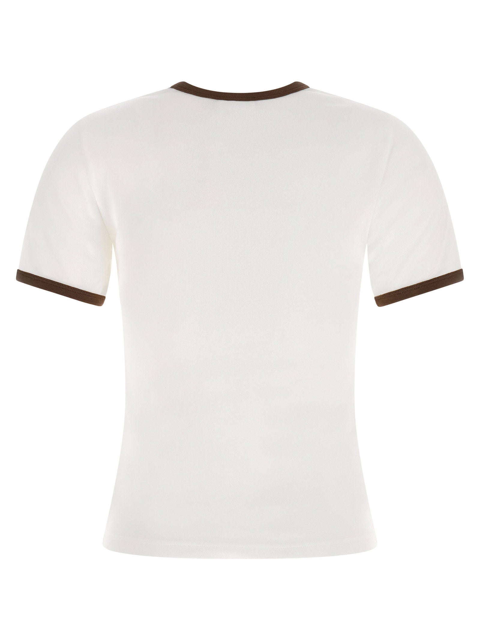 Courreges Signature Contrast T-shirt – 100% cotton - view 2